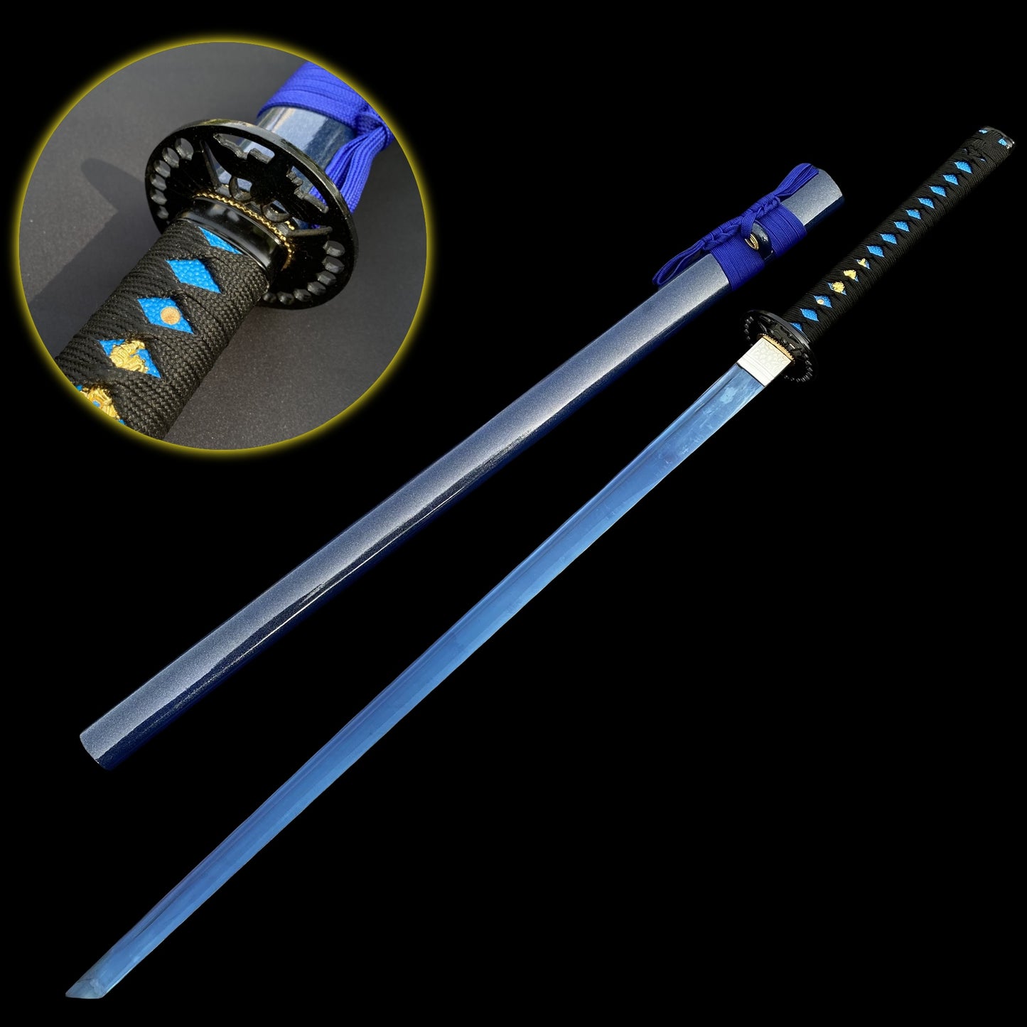 Tang Warrior's Blade-Obsidian Tides