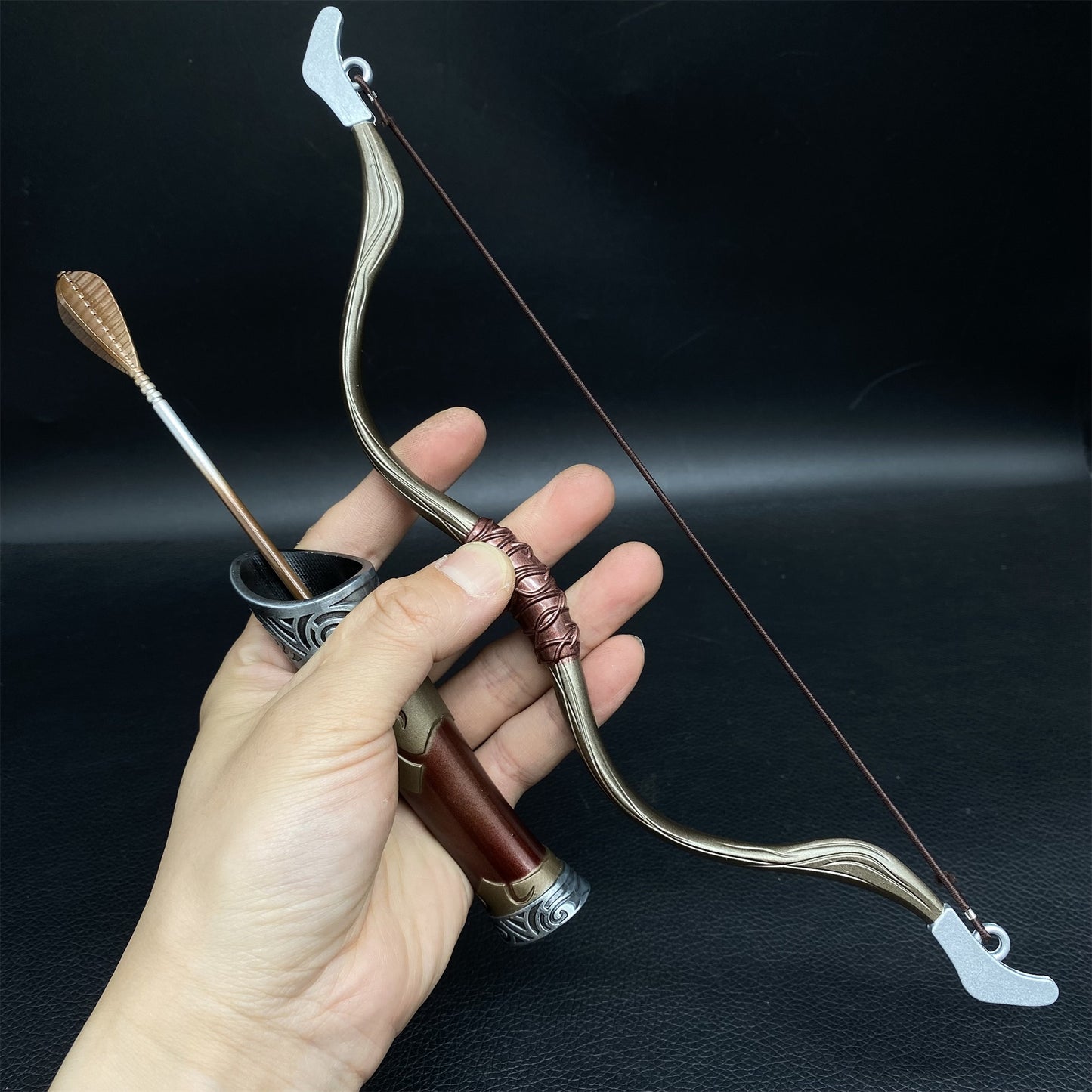 Skyrim Steel Hunting Bow Metal Replica