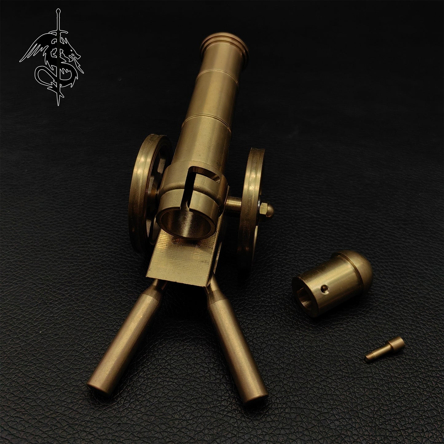Brass Cannon Miniature Smoothbore Toy Cannon