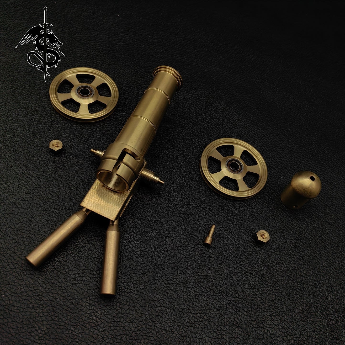 Brass Cannon Miniature Smoothbore Toy Cannon