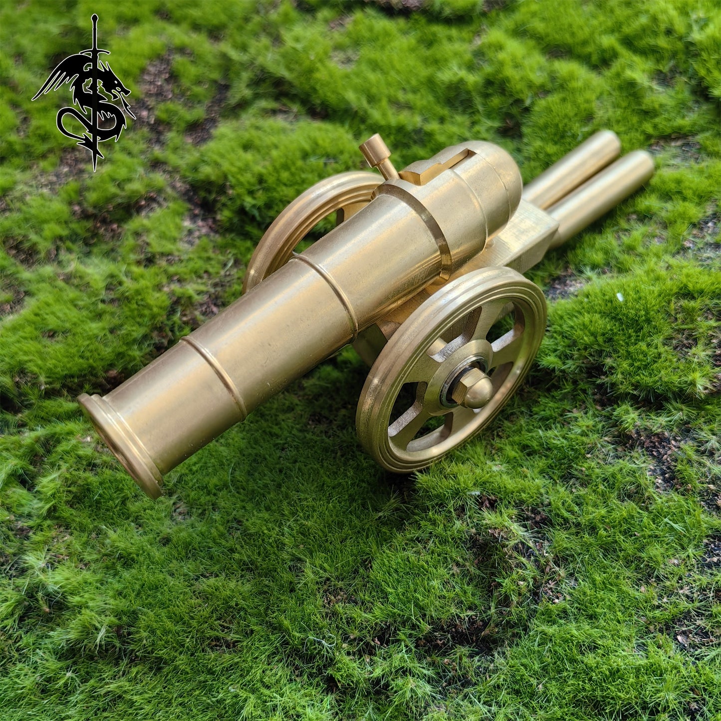 Brass Cannon Miniature Smoothbore Toy Cannon