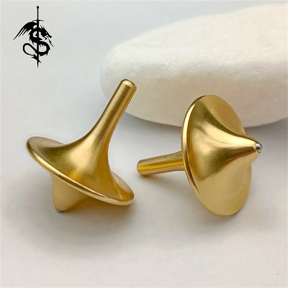 Brass Rotating Fingertip Fidget Spinner