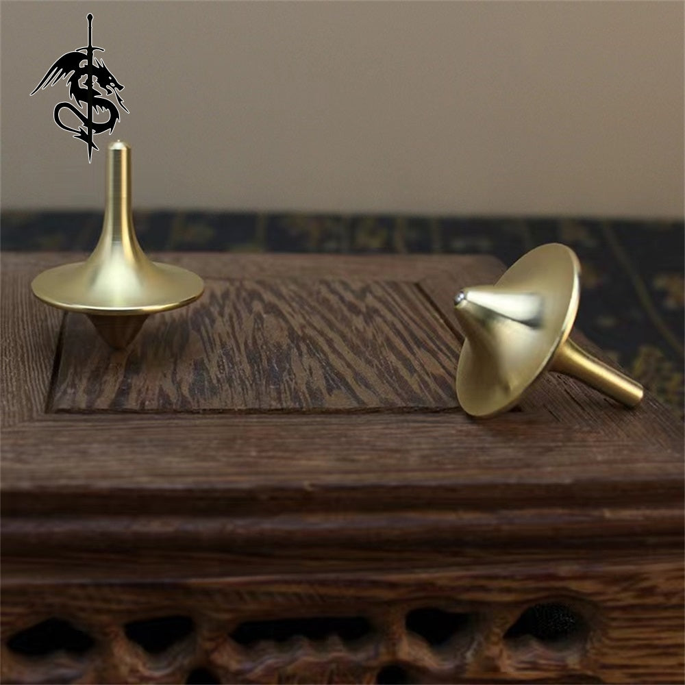 Brass Rotating Fingertip Fidget Spinner