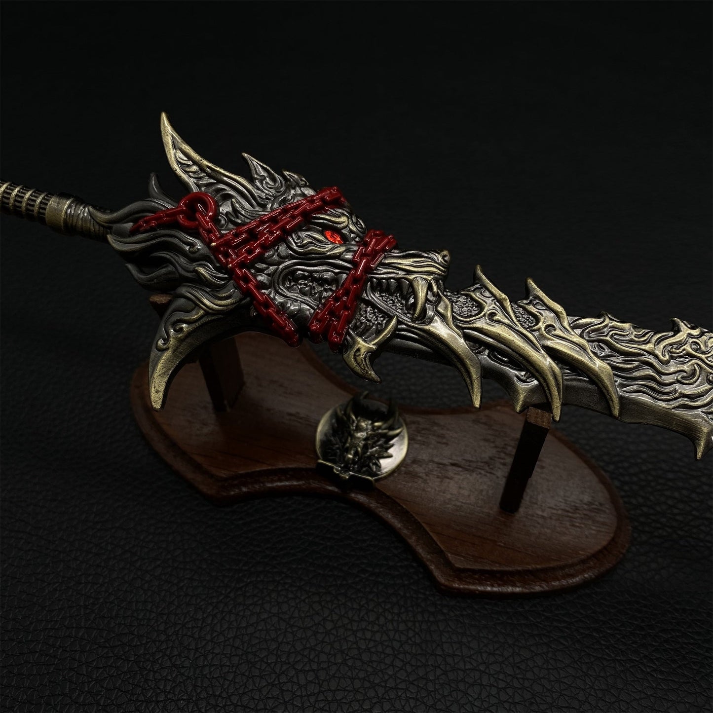 Metal Broad Wolf Lord Sword Metal Craft Weapon Replica