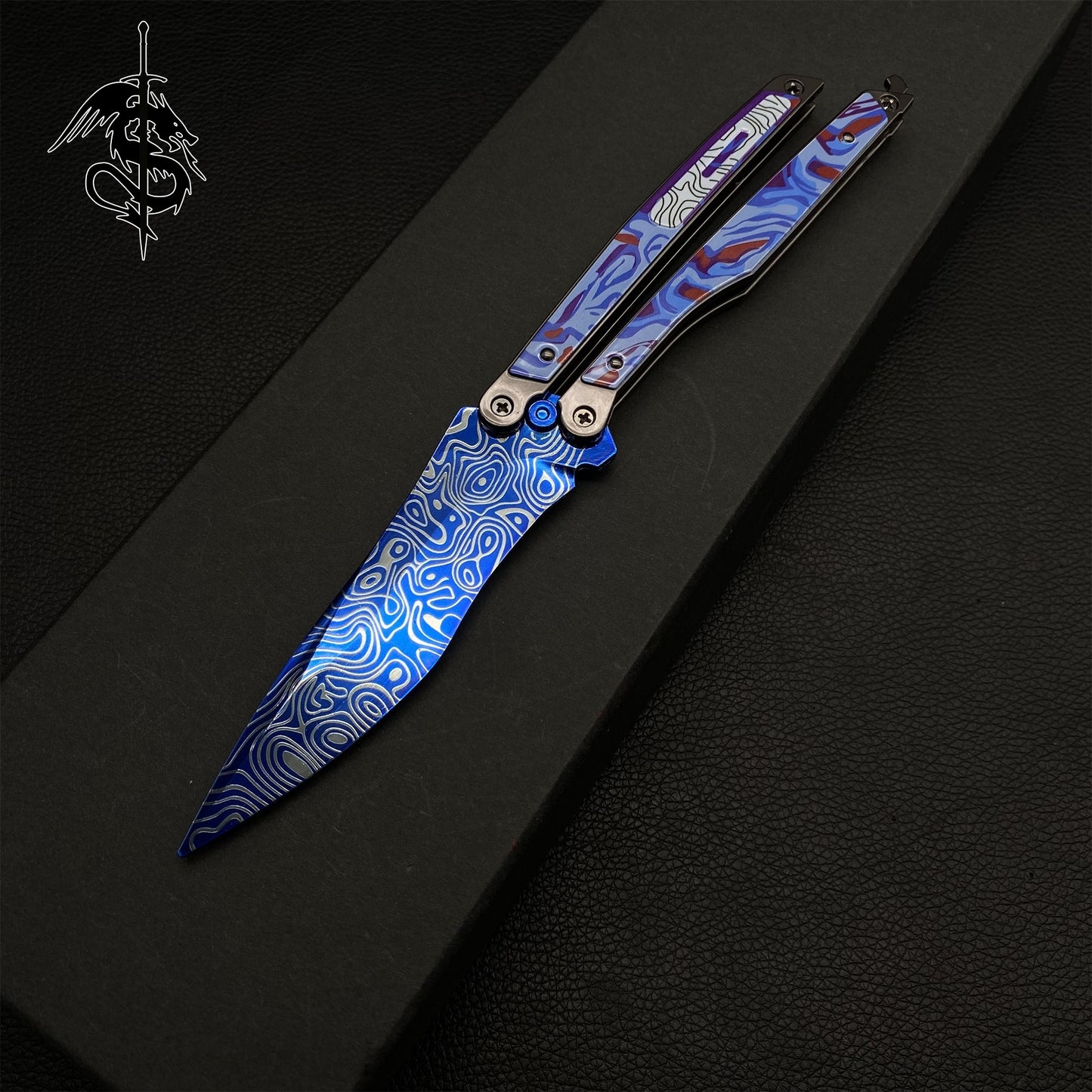 Hot Game Butterfly Balisong Knife Metal Prop