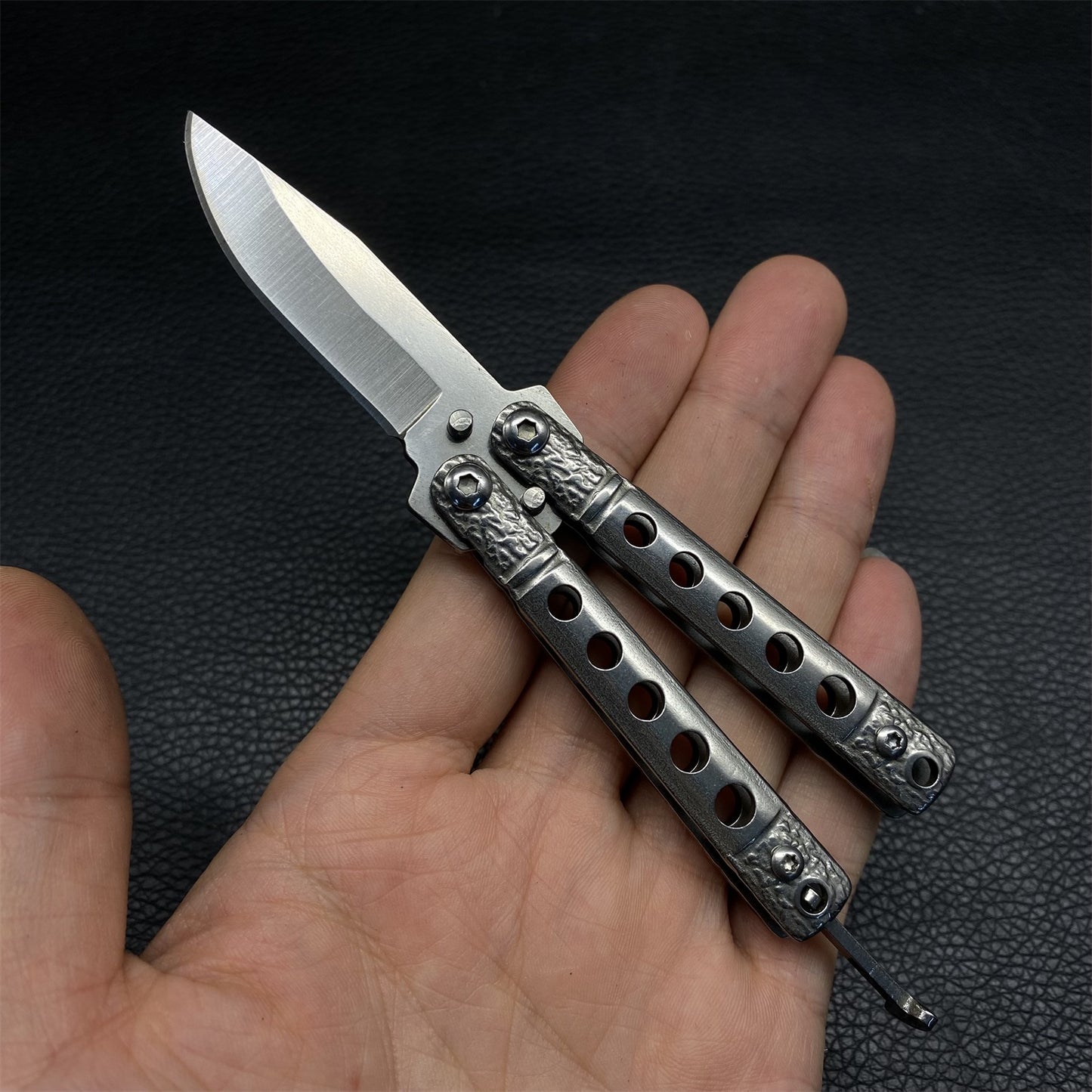 High-End Steel Mini Butterfly Knife Creative EDC Tool Knife 8CM/3.2"