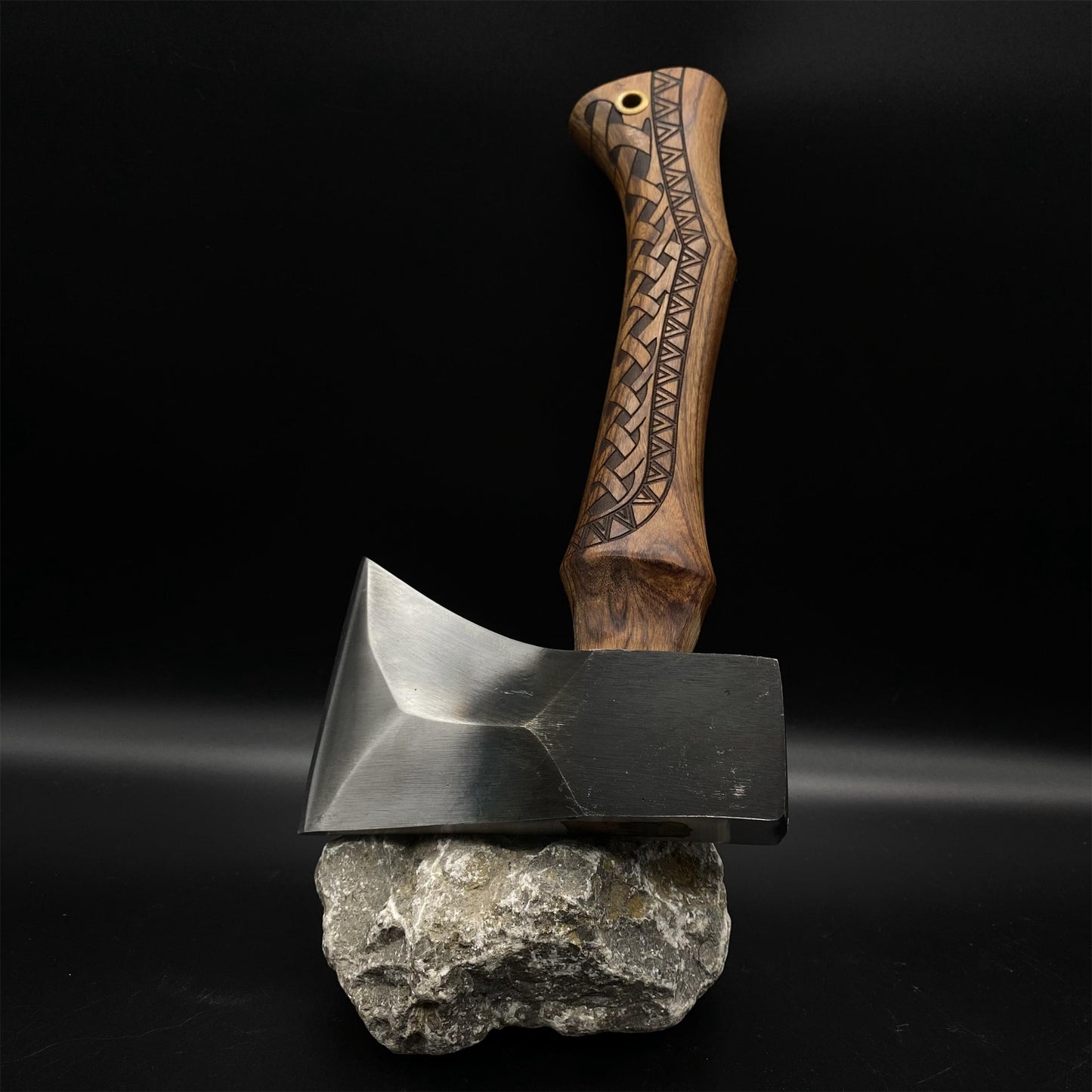 Hand-Forged Hatchet Rosewood Handle Carpenter's Axe