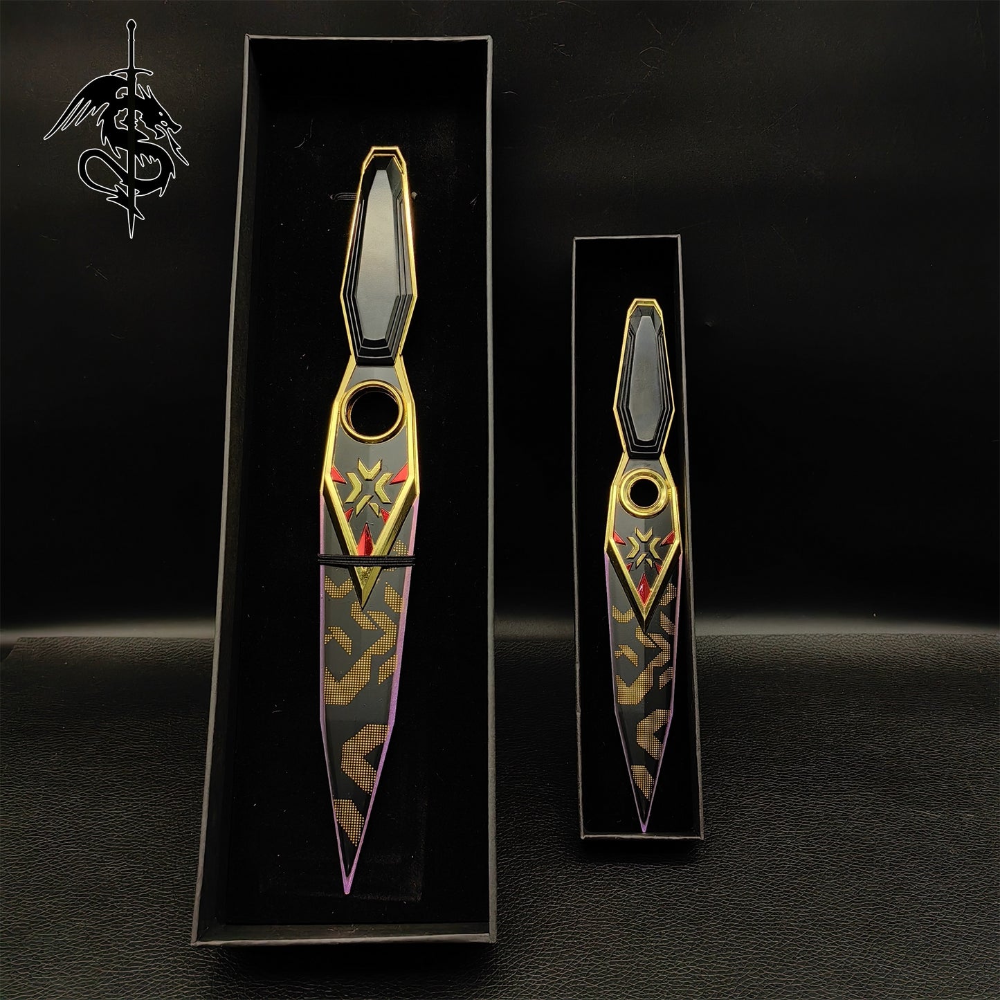 Champions 2023 Kunai 11'' 8.7'' Replicas 2 In 1 Pack