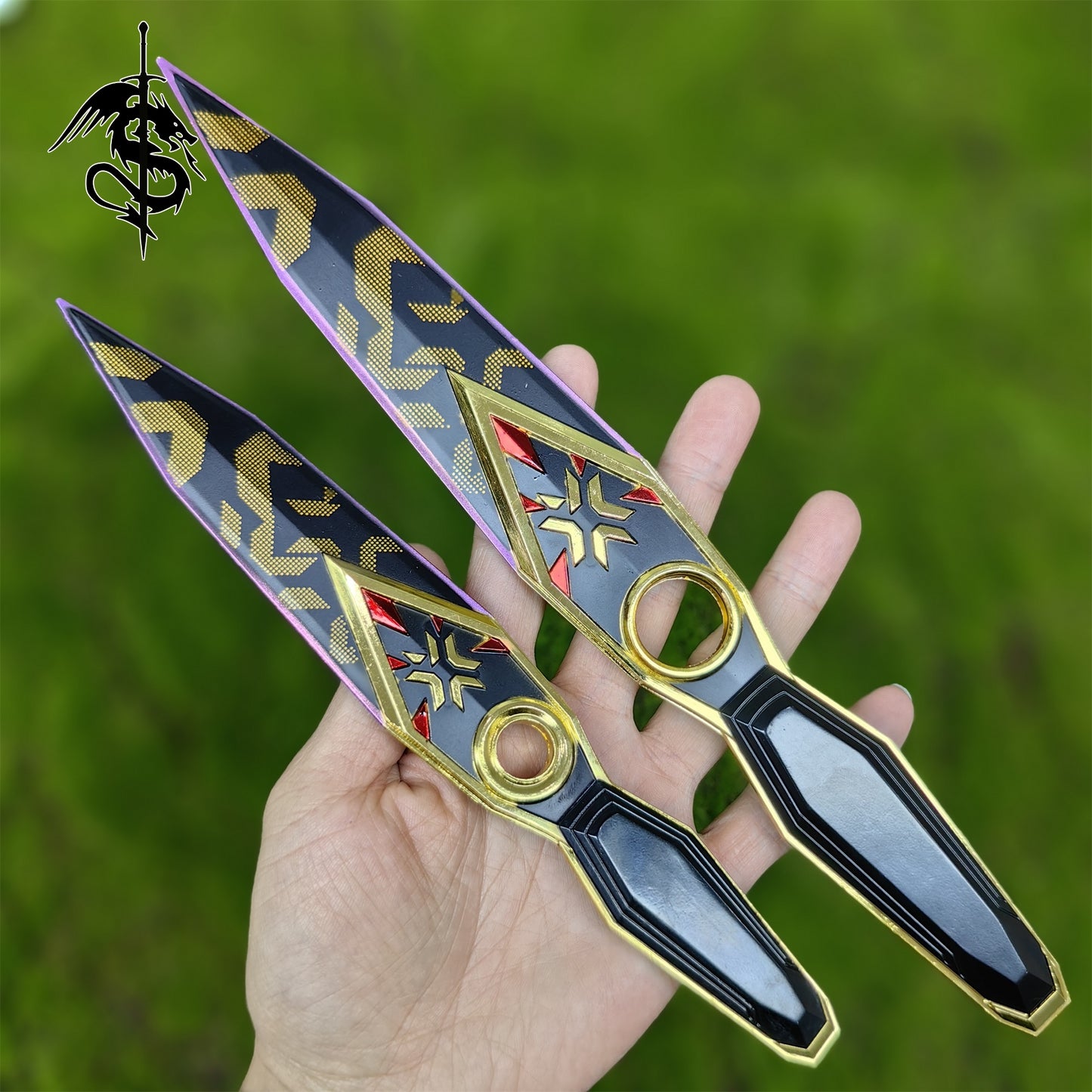 Champions 2023 Kunai 11'' 8.7'' Replicas 2 In 1 Pack