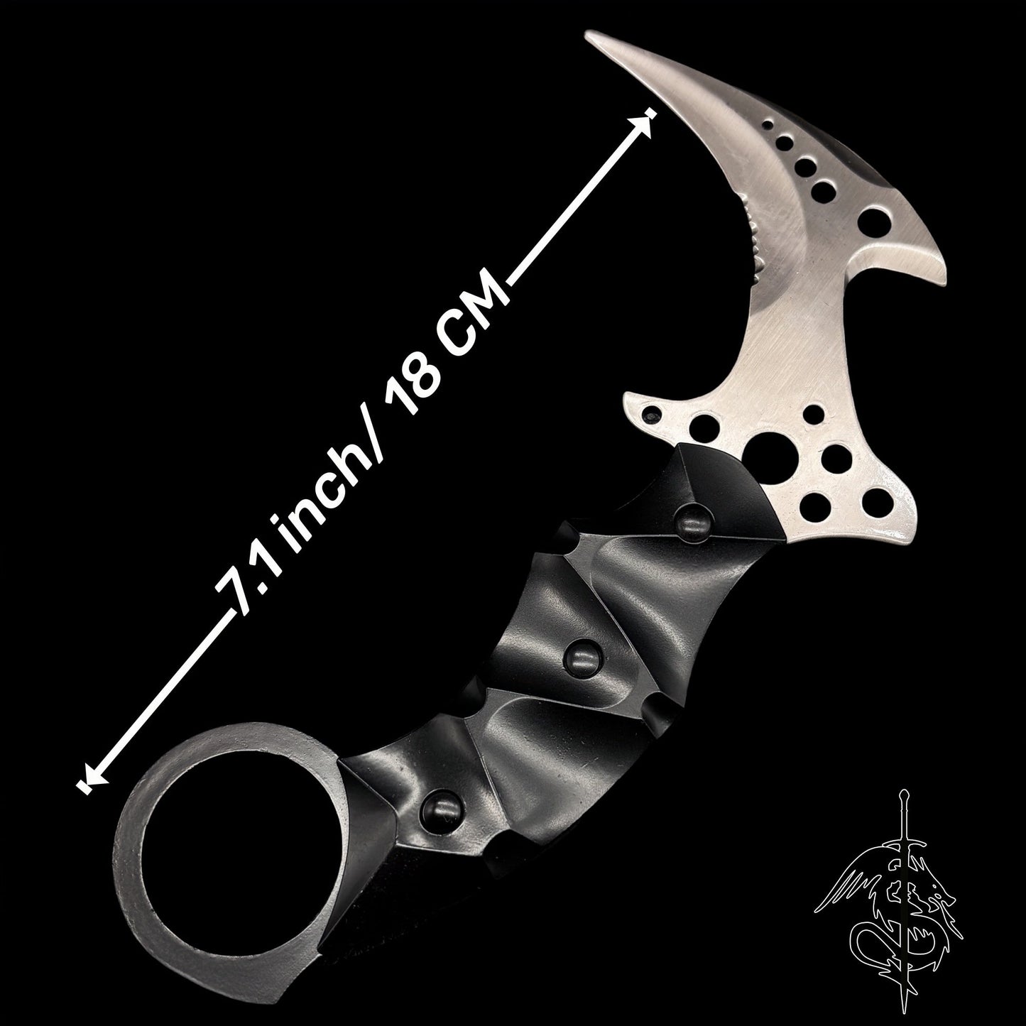 Life-Size Re8 Chris Karambit Metal Replica USA Stock