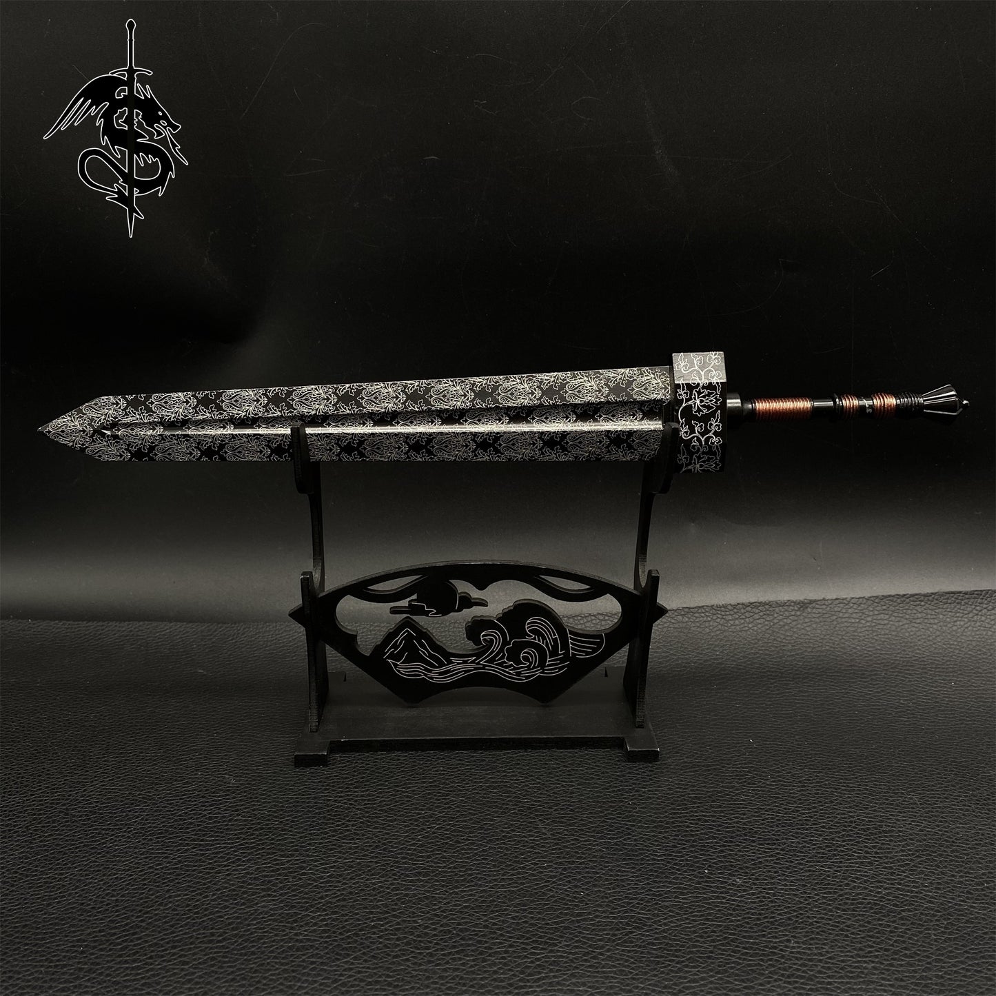 ER Black Classical Greatsword 11.8'' Metal Replica