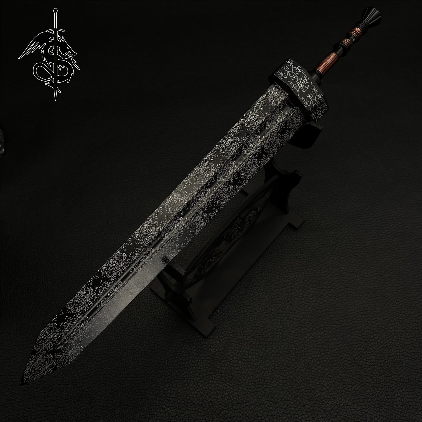 ER Black Classical Greatsword 11.8'' Metal Replica