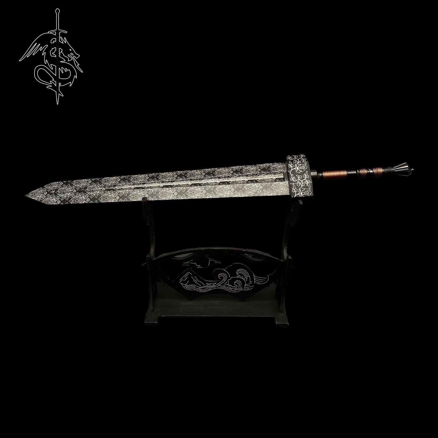 ER Black Classical Greatsword 11.8'' Metal Replica