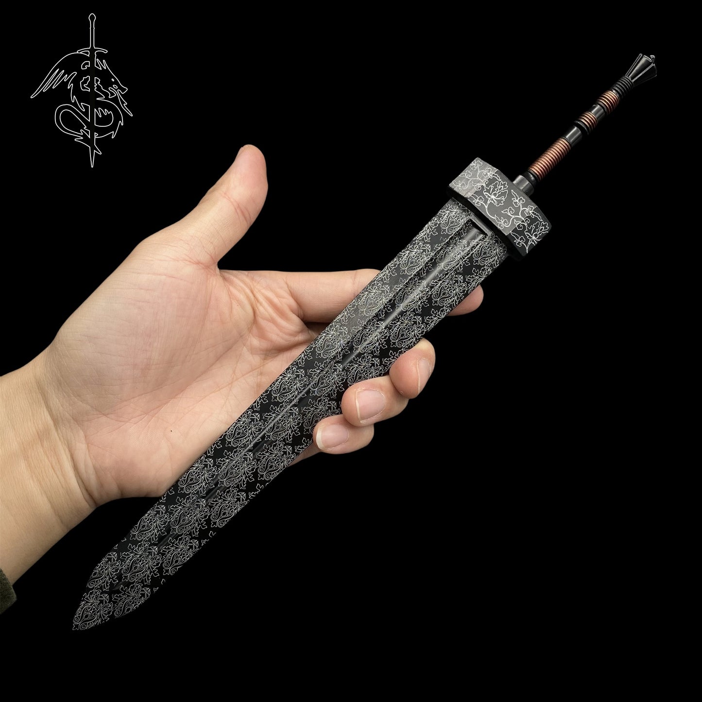 ER Black Classical Greatsword 11.8'' Metal Replica
