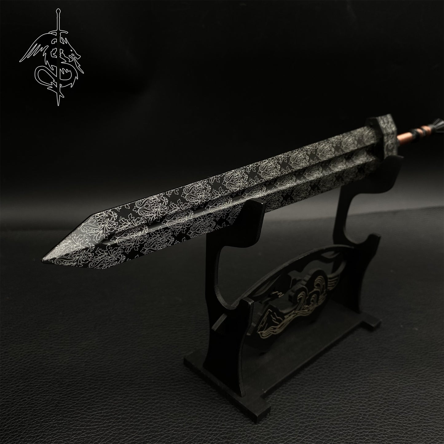 ER Black Classical Greatsword 11.8'' Metal Replica
