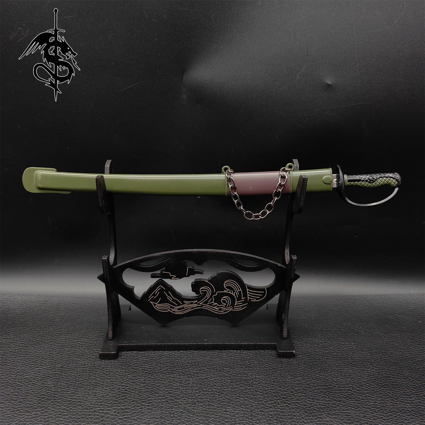 China Army 65Year Cavalry Command Knife Mini Metal Replica