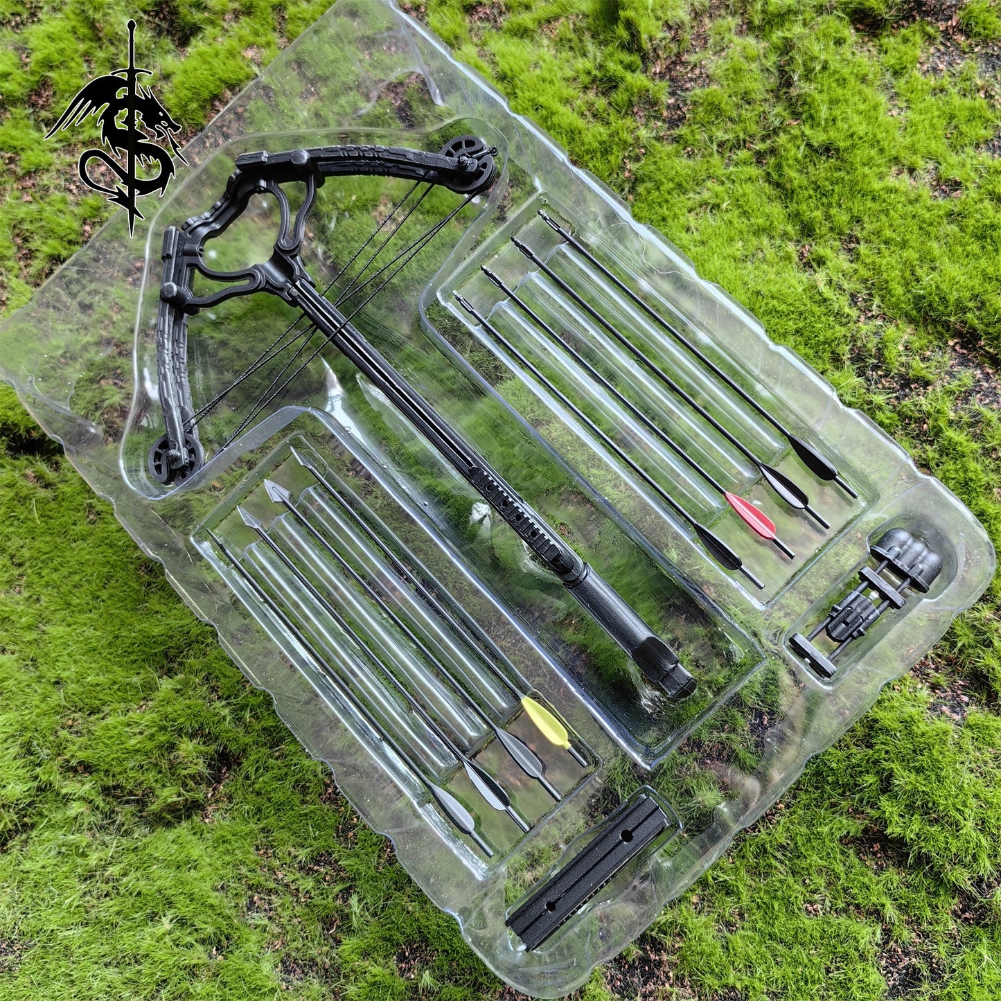 One-Sixth Crossbow Miniature Tiny Crossbow Mini-Scale Figure Bow