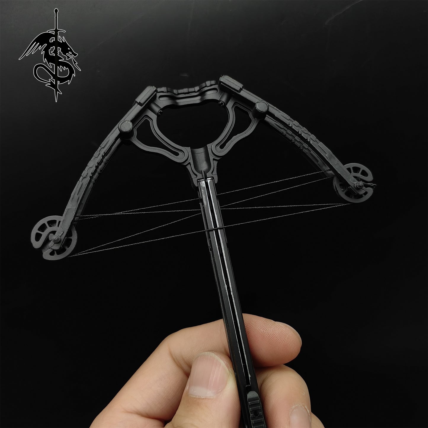 One-Sixth Crossbow Miniature Tiny Crossbow Mini-Scale Figure Bow