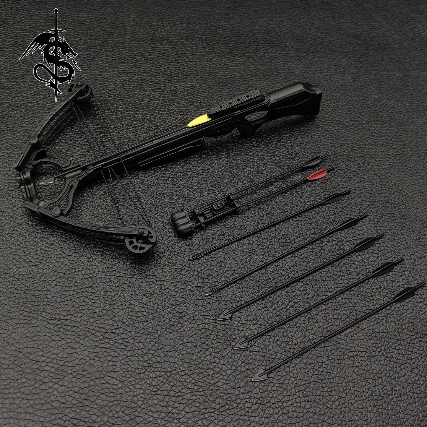 One-Sixth Crossbow Miniature Tiny Crossbow Mini-Scale Figure Bow