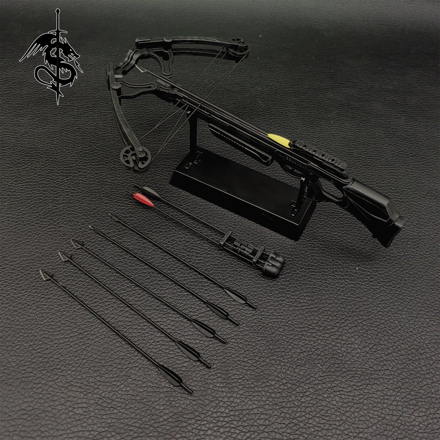 One-Sixth Crossbow Miniature Tiny Crossbow Mini-Scale Figure Bow