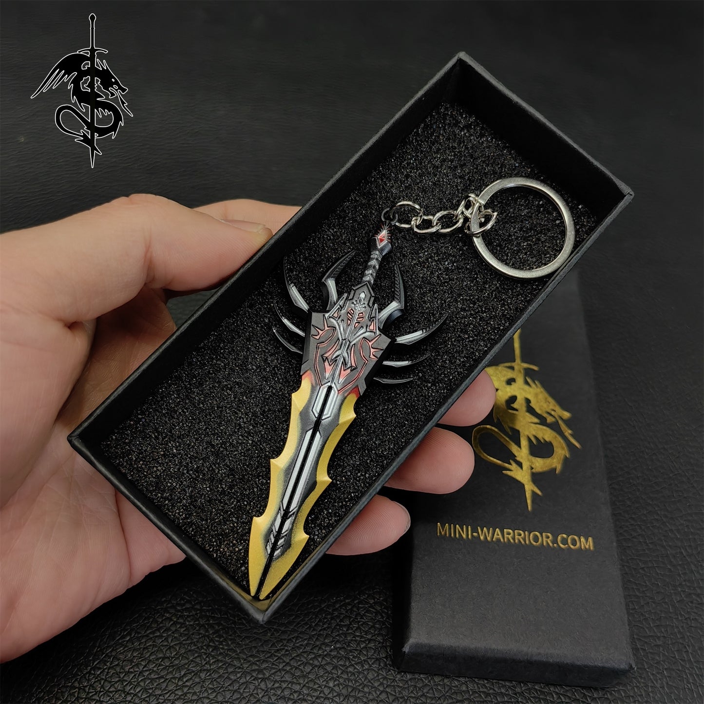 Tiny Star Core Arbitration Weapon Metal Keychain