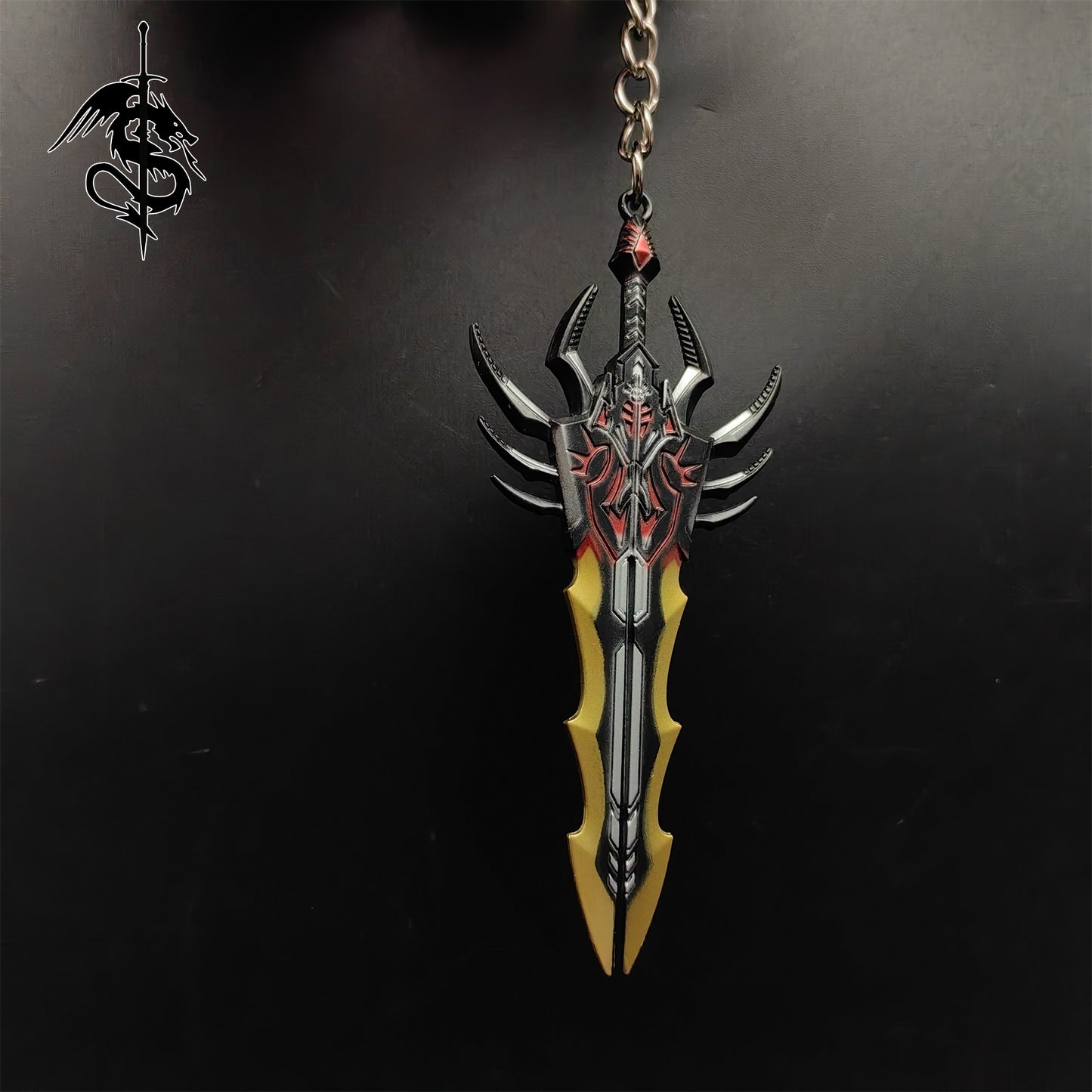 Tiny Star Core Arbitration Weapon Metal Keychain