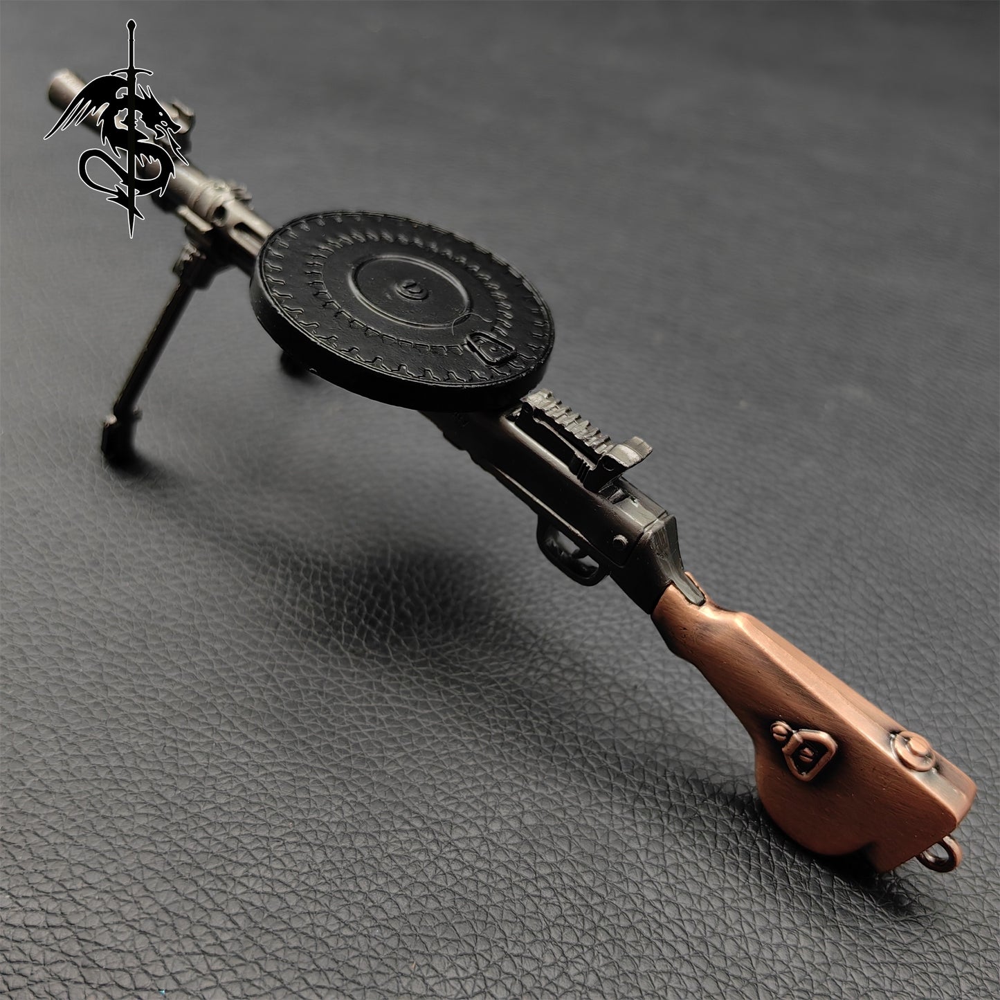 DP-28 Miniature Tiny Degtyaryov Light Machine Gun Metal Replica
