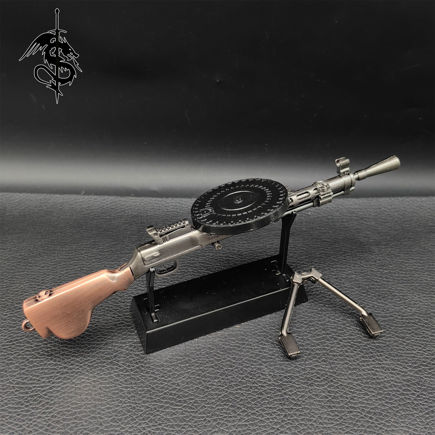 DP-28 Miniature Tiny Degtyaryov Light Machine Gun Metal Replica