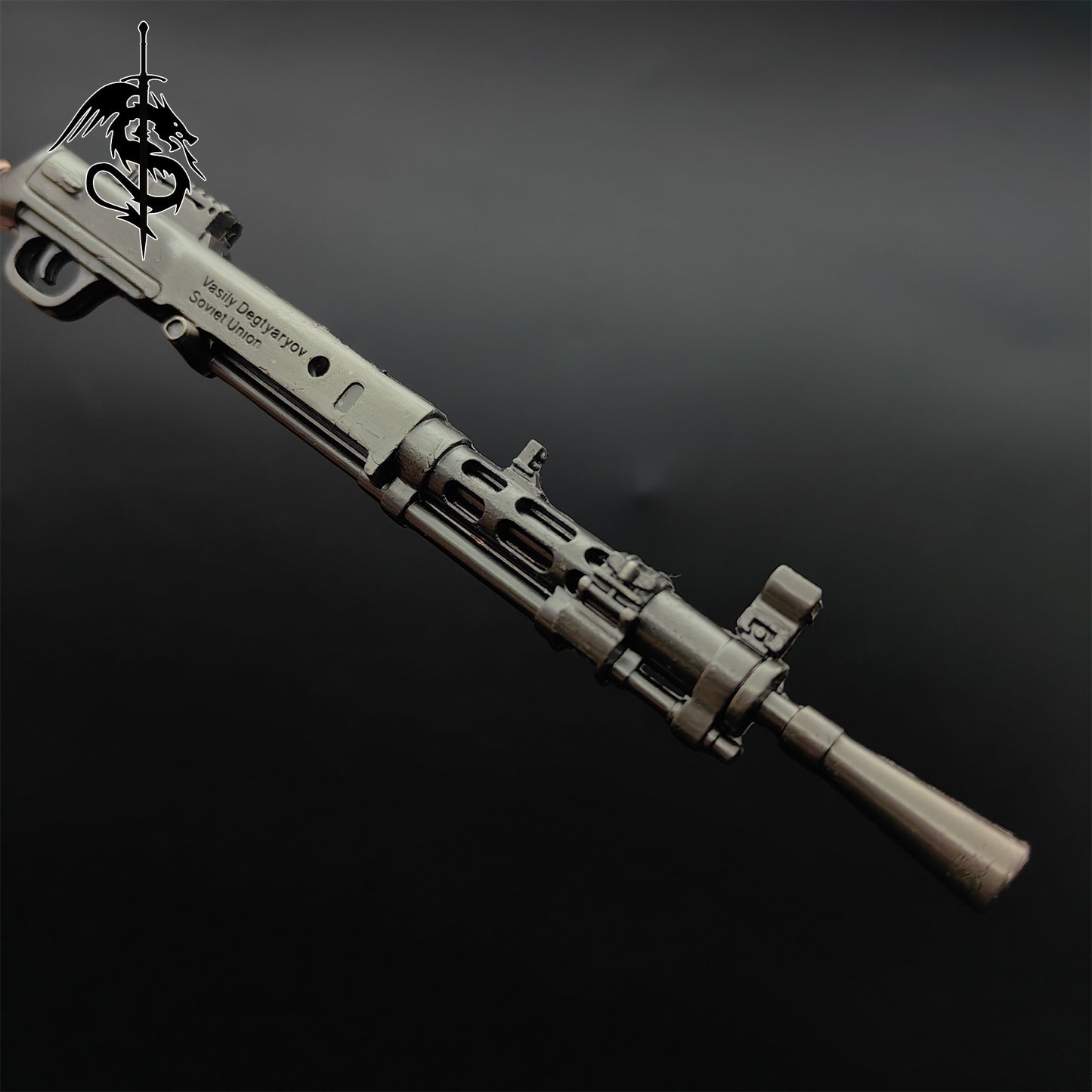 DP-28 Miniature Tiny Degtyaryov Light Machine Gun Metal Replica