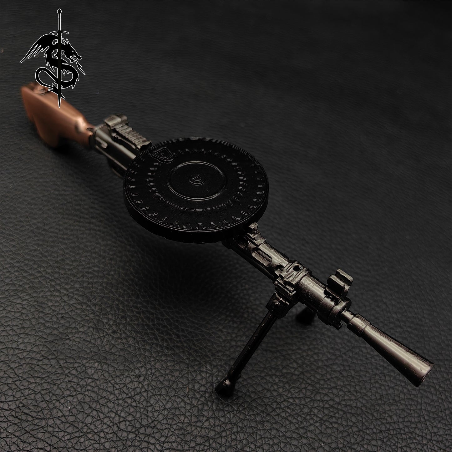 DP-28 Miniature Tiny Degtyaryov Light Machine Gun Metal Replica