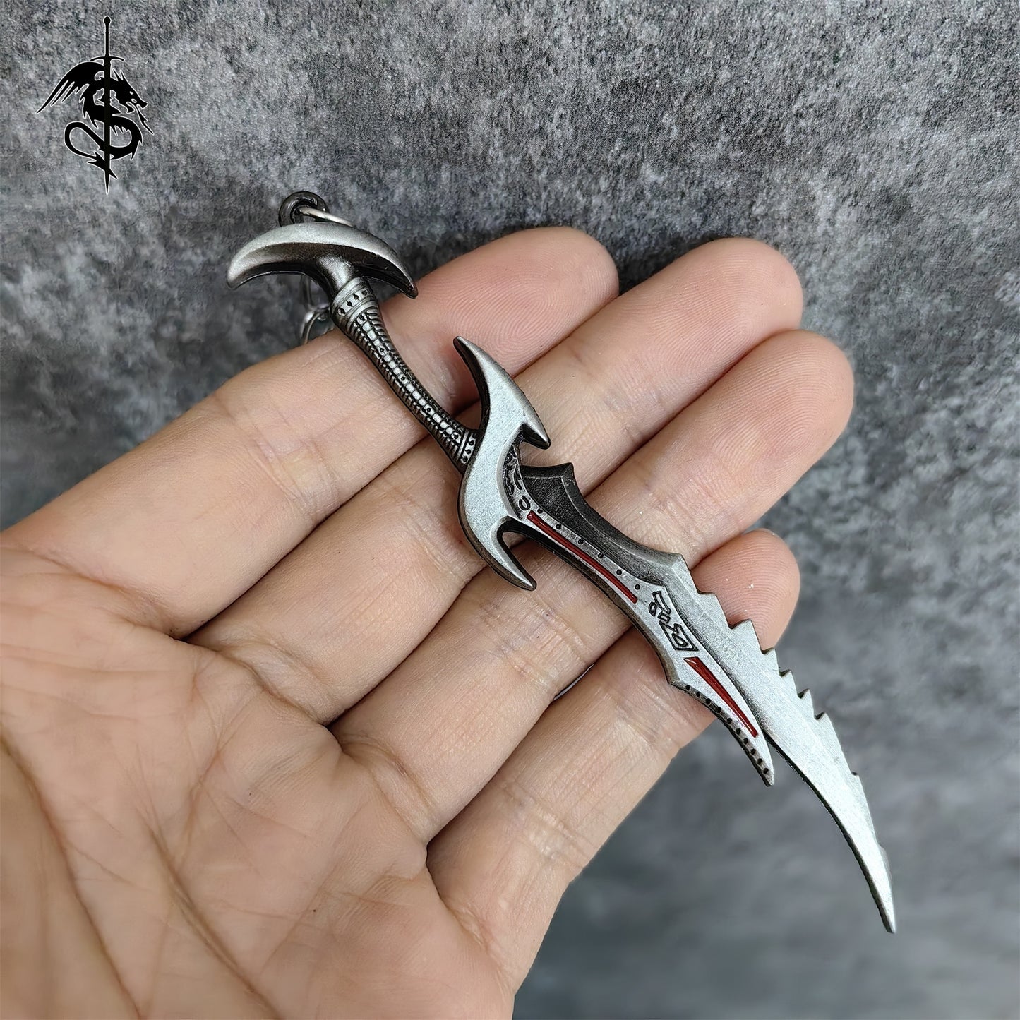 Daedric Sword Alloy Daedric Keychain