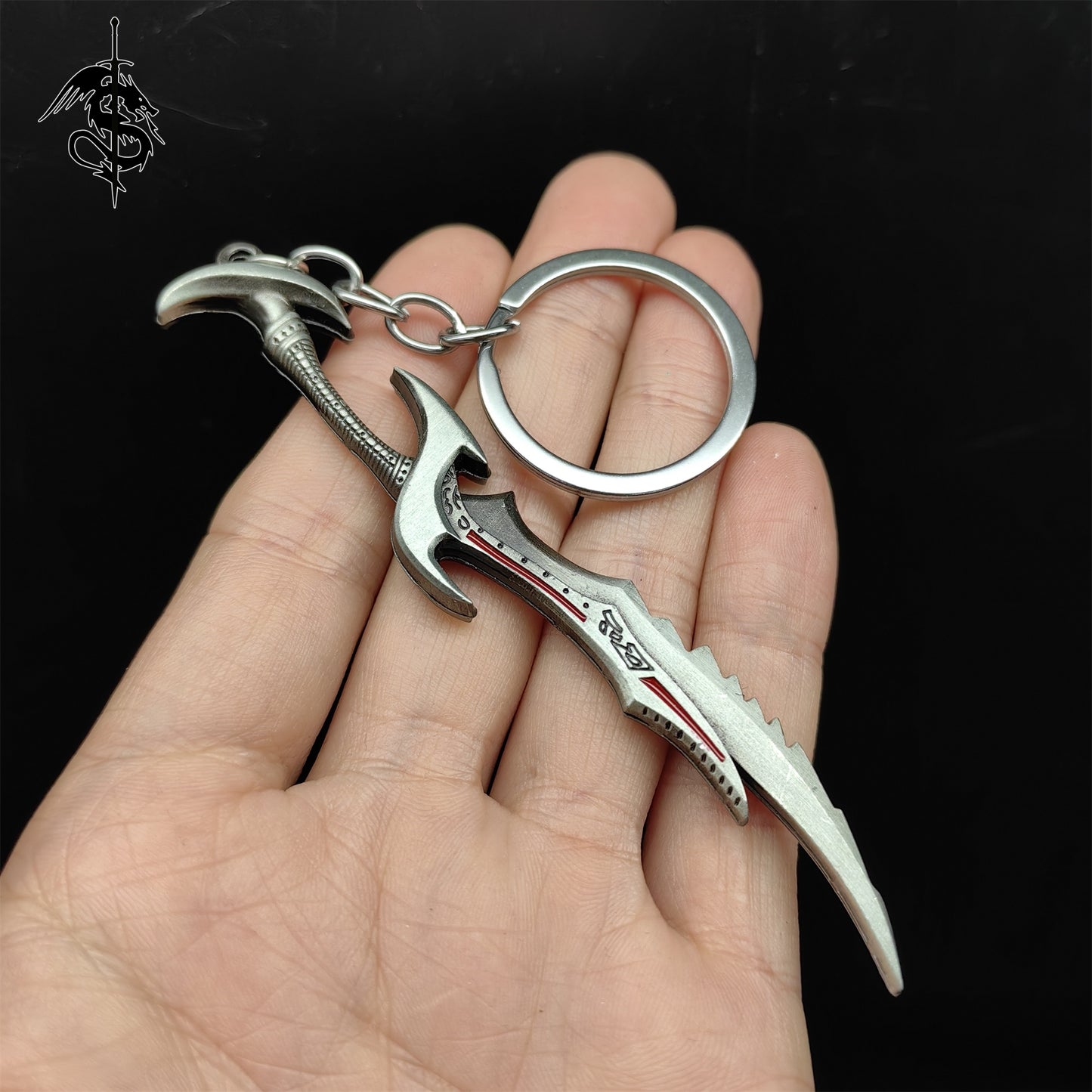 Daedric Sword Alloy Daedric Keychain