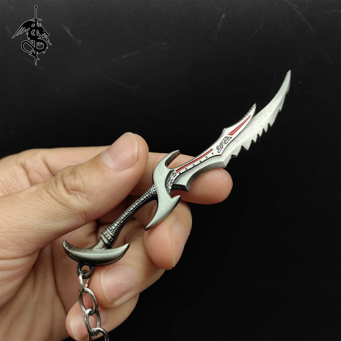 Daedric Sword Alloy Daedric Keychain