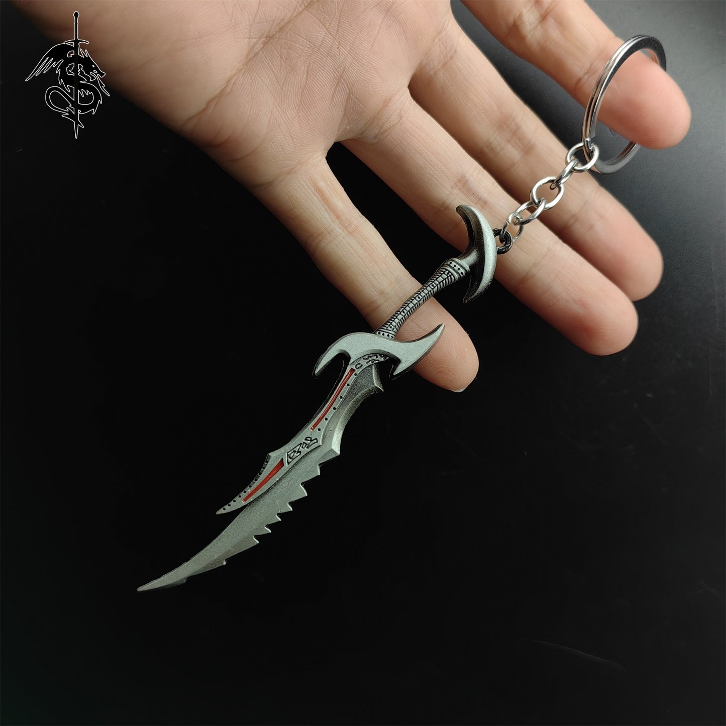 Daedric Sword Alloy Daedric Keychain