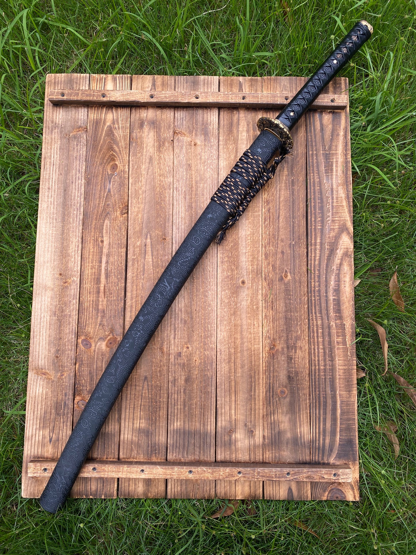 Japanese Katana- Black Shadow Serpent