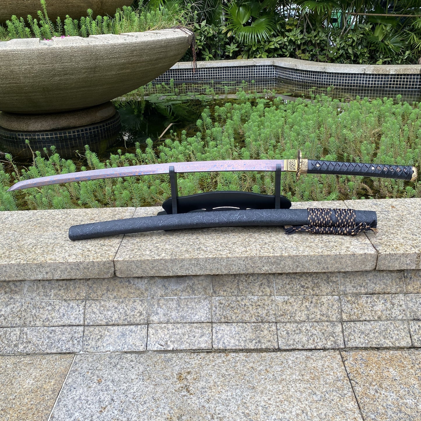 Japanese Katana- Black Shadow Serpent
