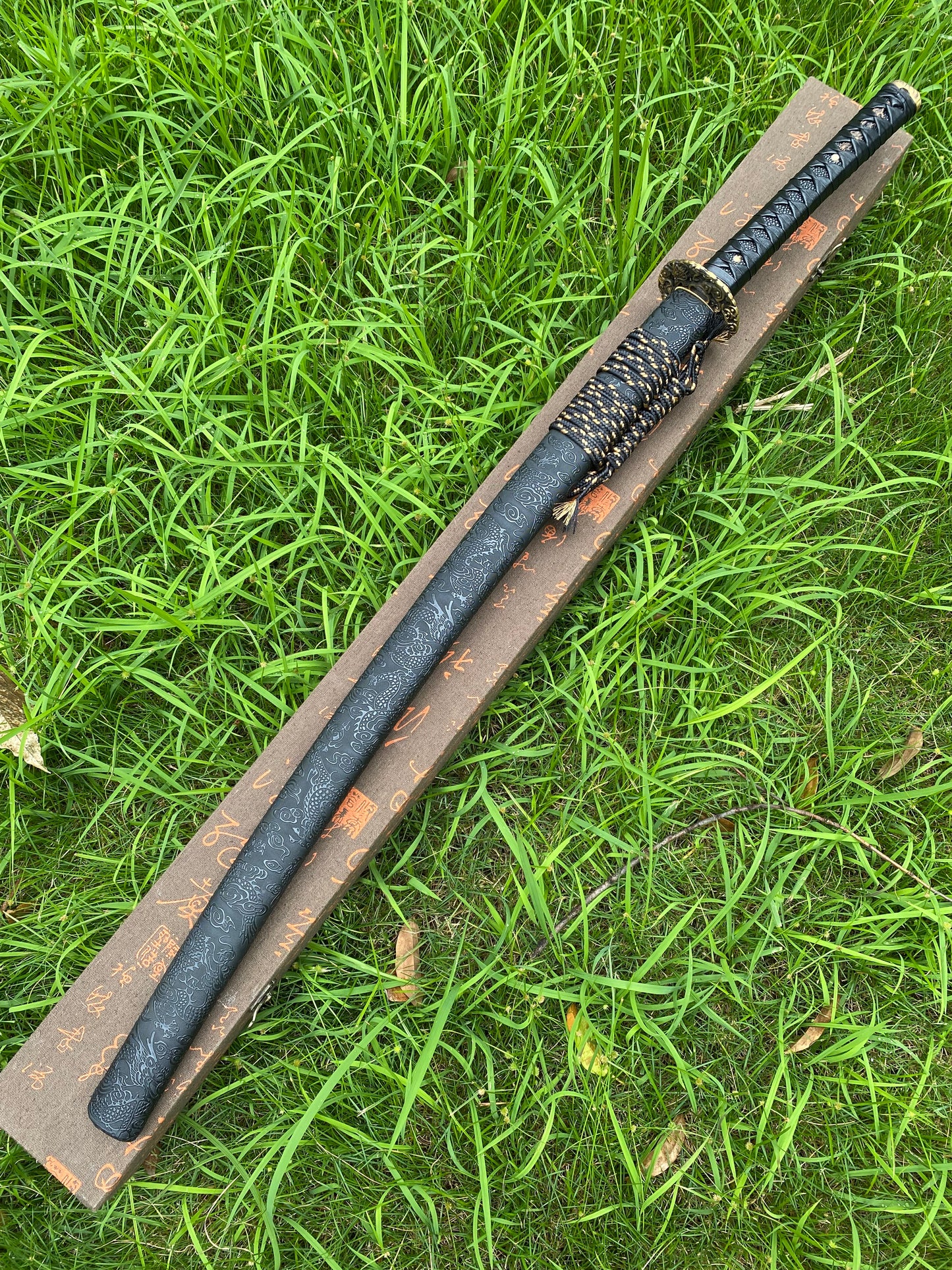 Japanese Katana- Black Shadow Serpent