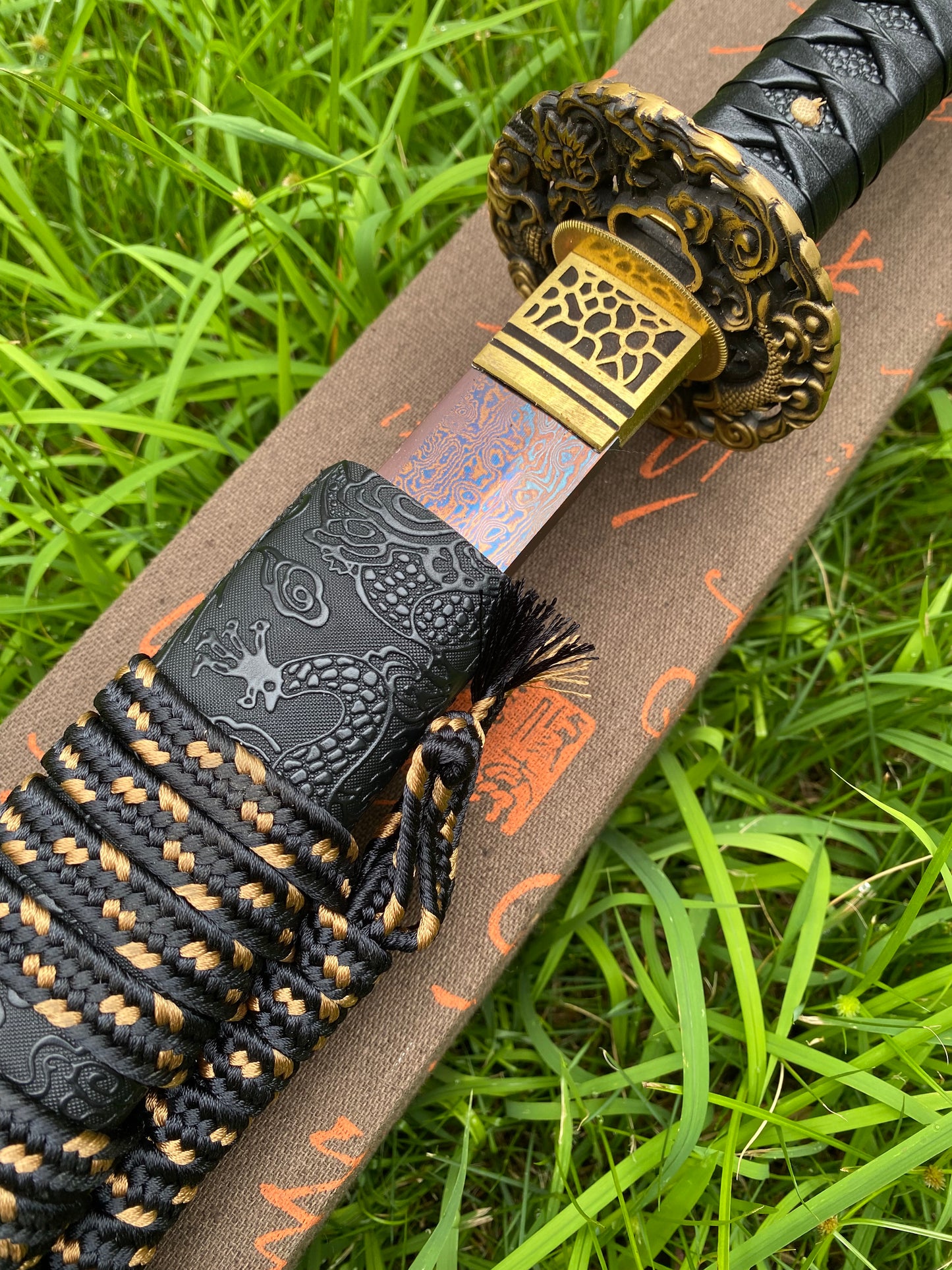 Japanese Katana- Black Shadow Serpent