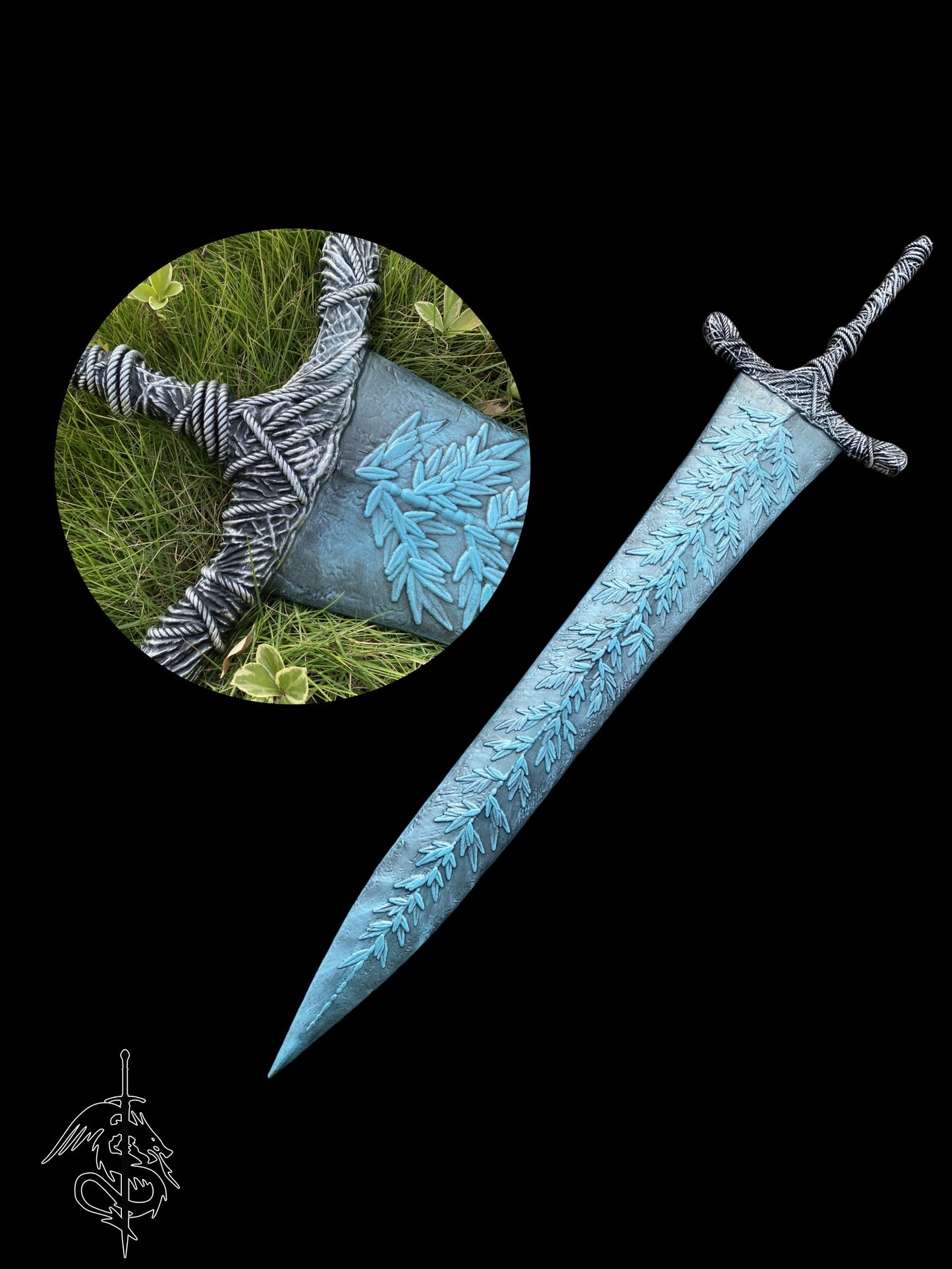 ER Full-size Dark Moonlight Greatsword PVC Resin Replica