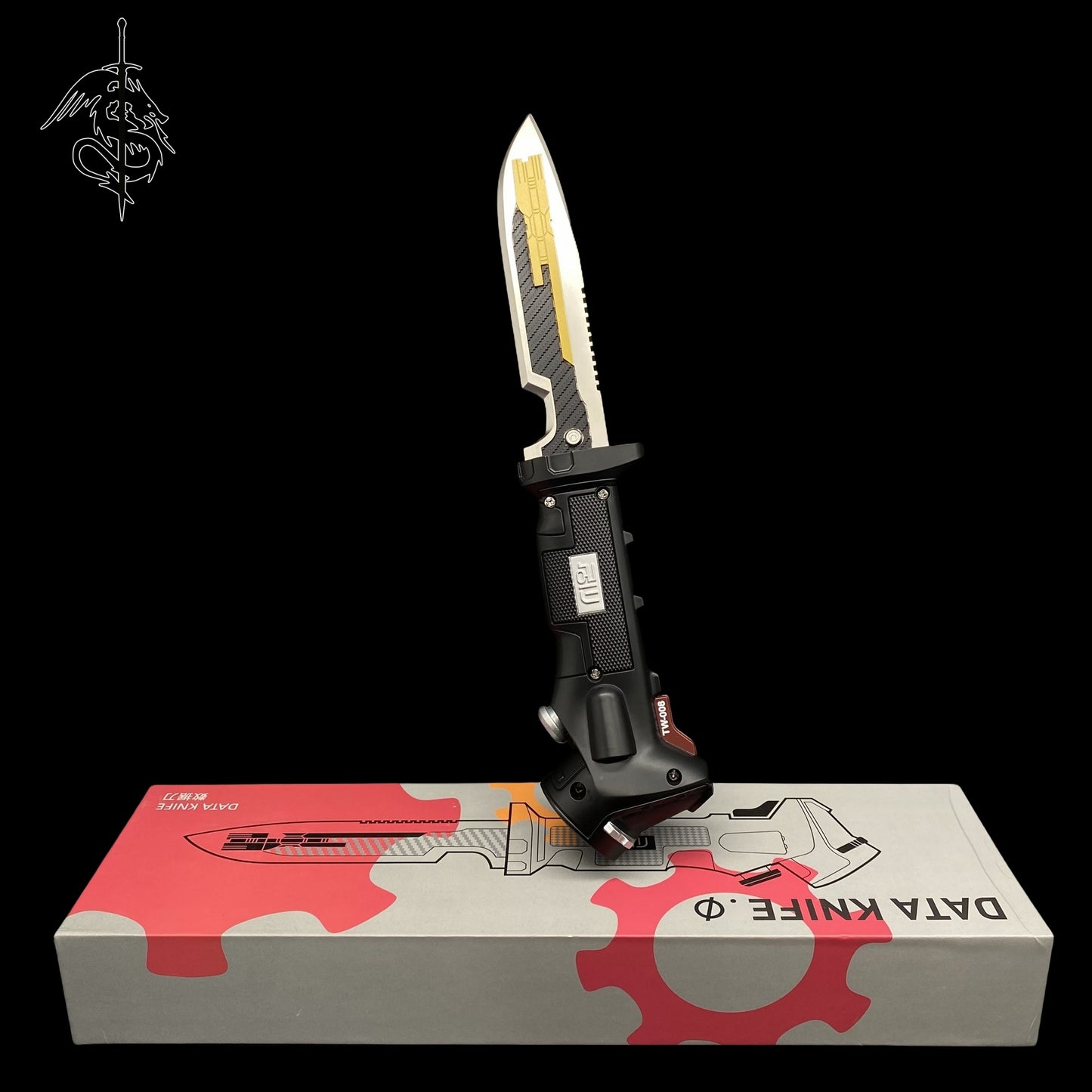 TF Data Knife Metal Replica Cospaly Prop - Blunt