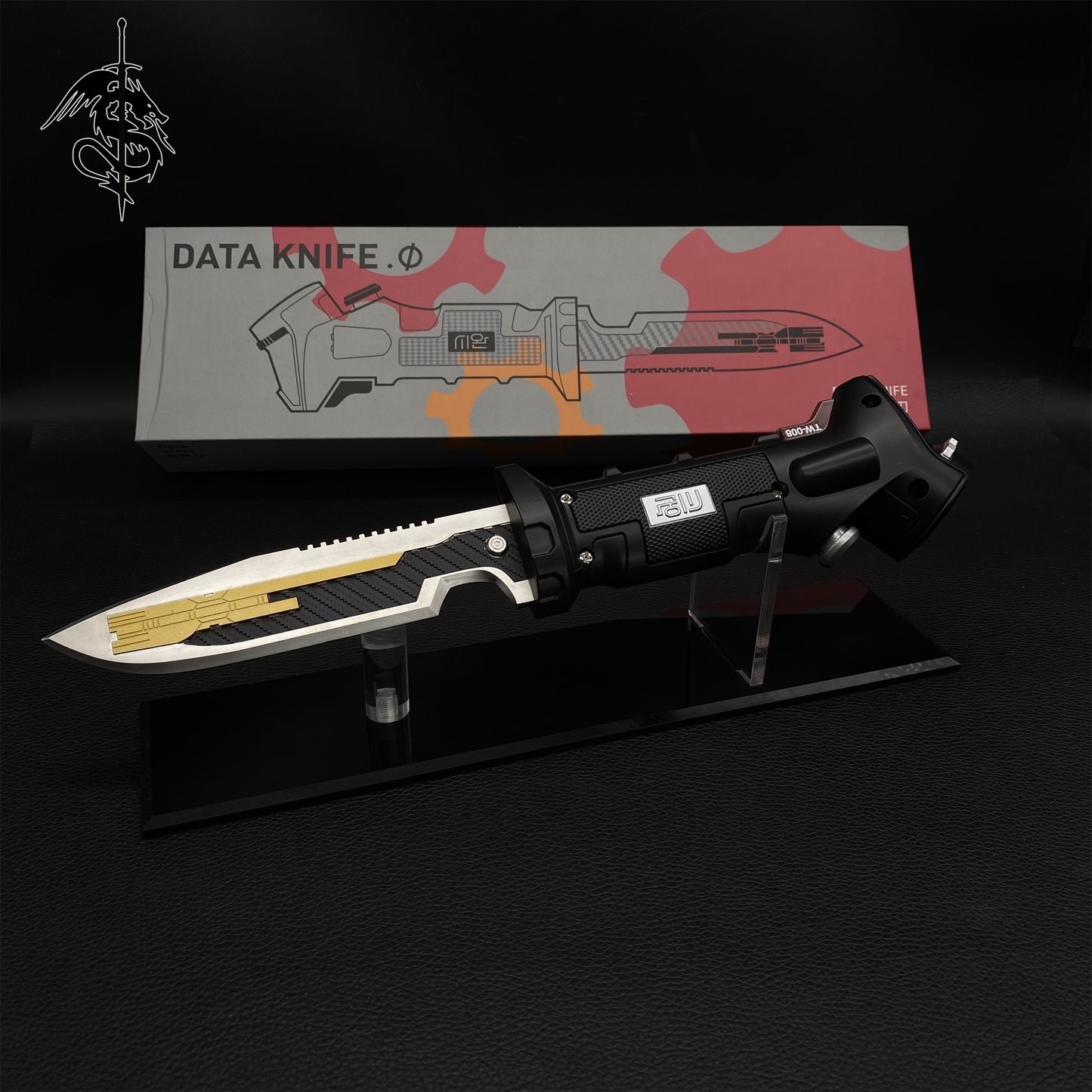 TF Data Knife Metal Replica Cospaly Prop - Blunt