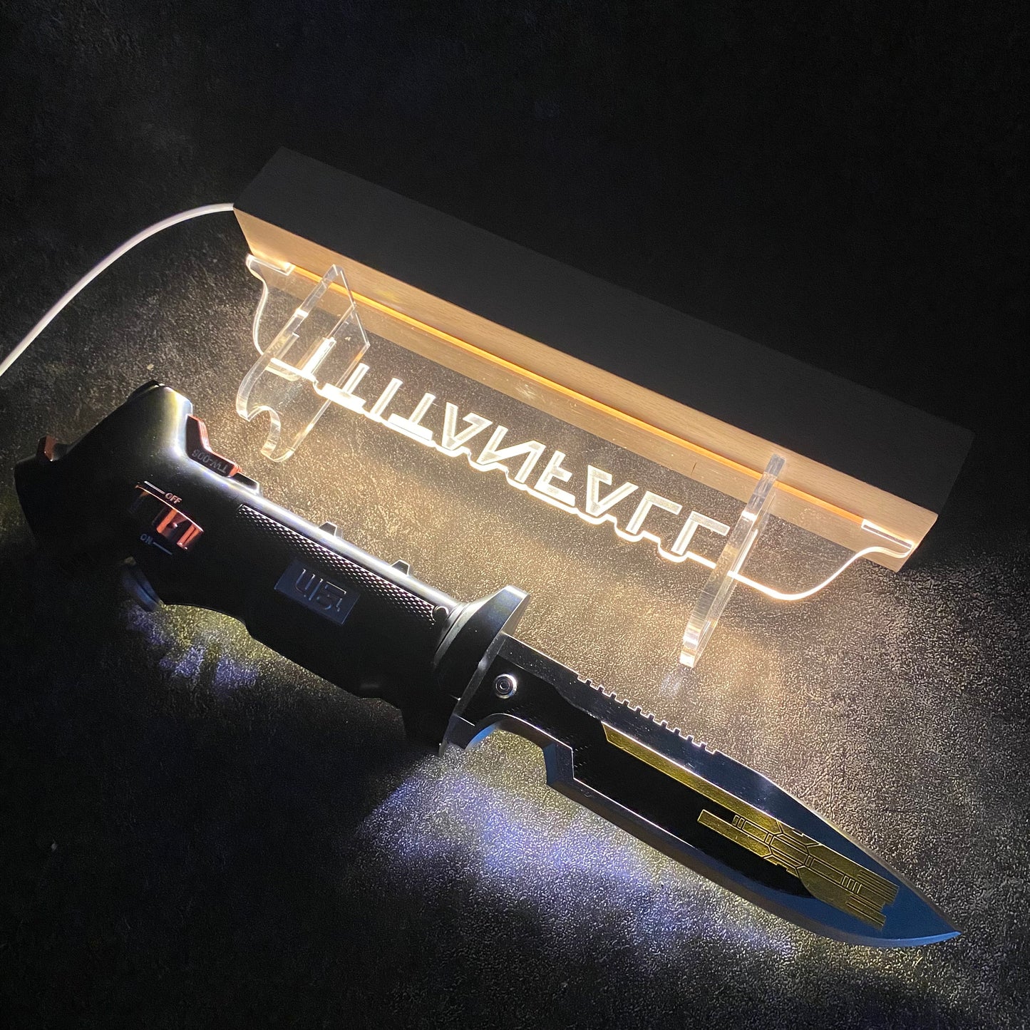 TF Data Knife Metal Replica Cospaly Prop - Blunt