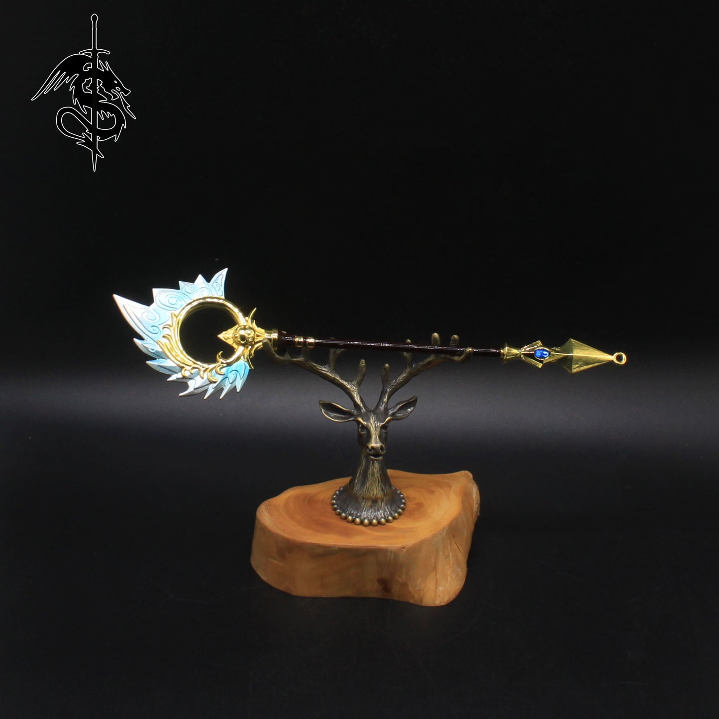 Metal Deer Head Miniature Display Stand