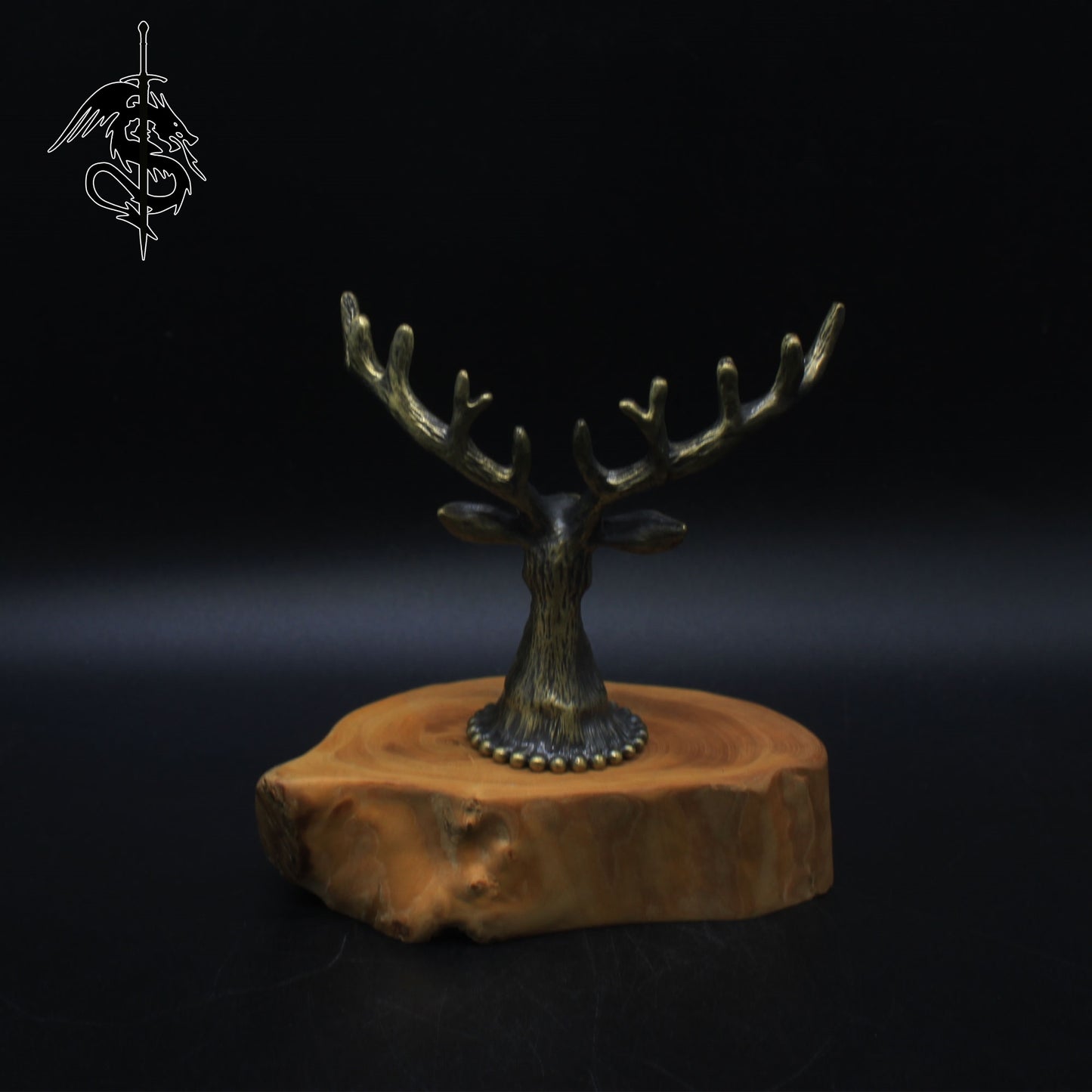 Metal Deer Head Miniature Display Stand