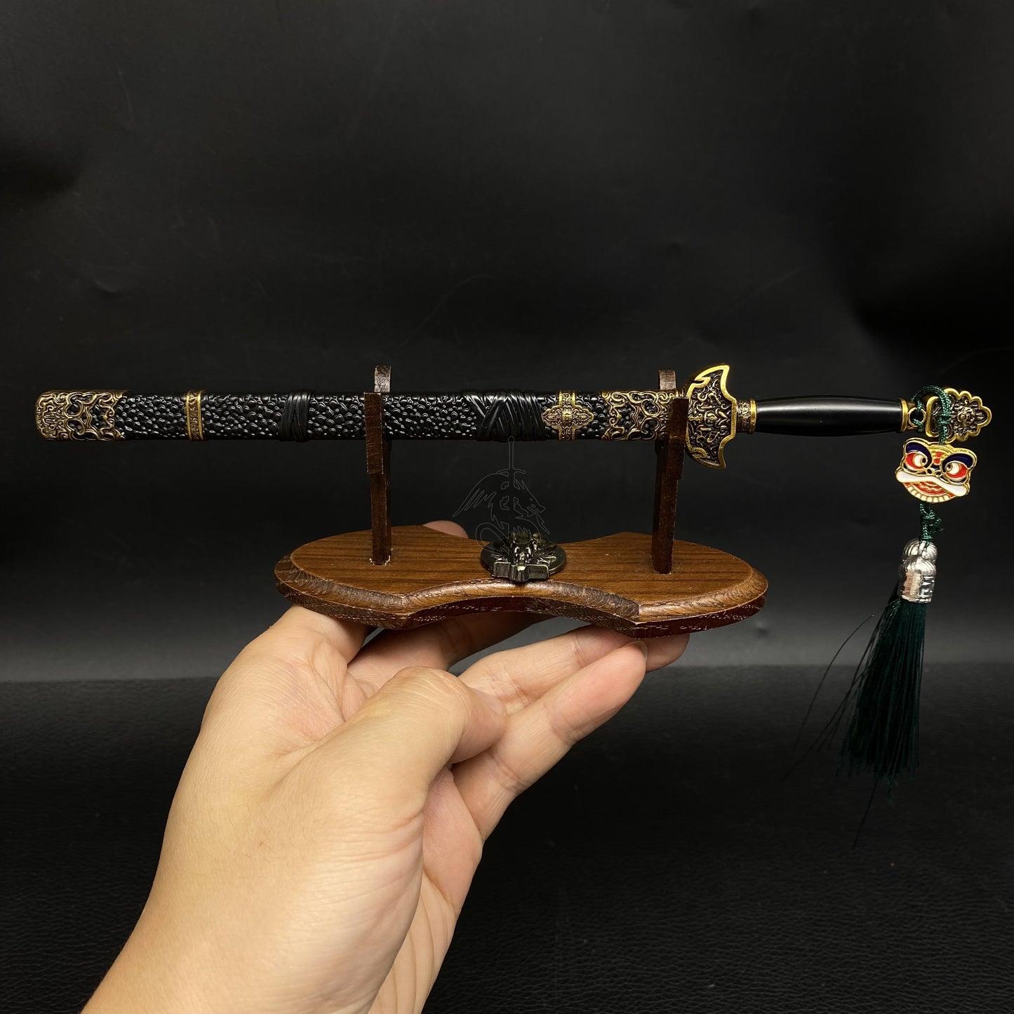 Ancient Zhong Kui's Demon-slaying Sword Metal Mini Replica