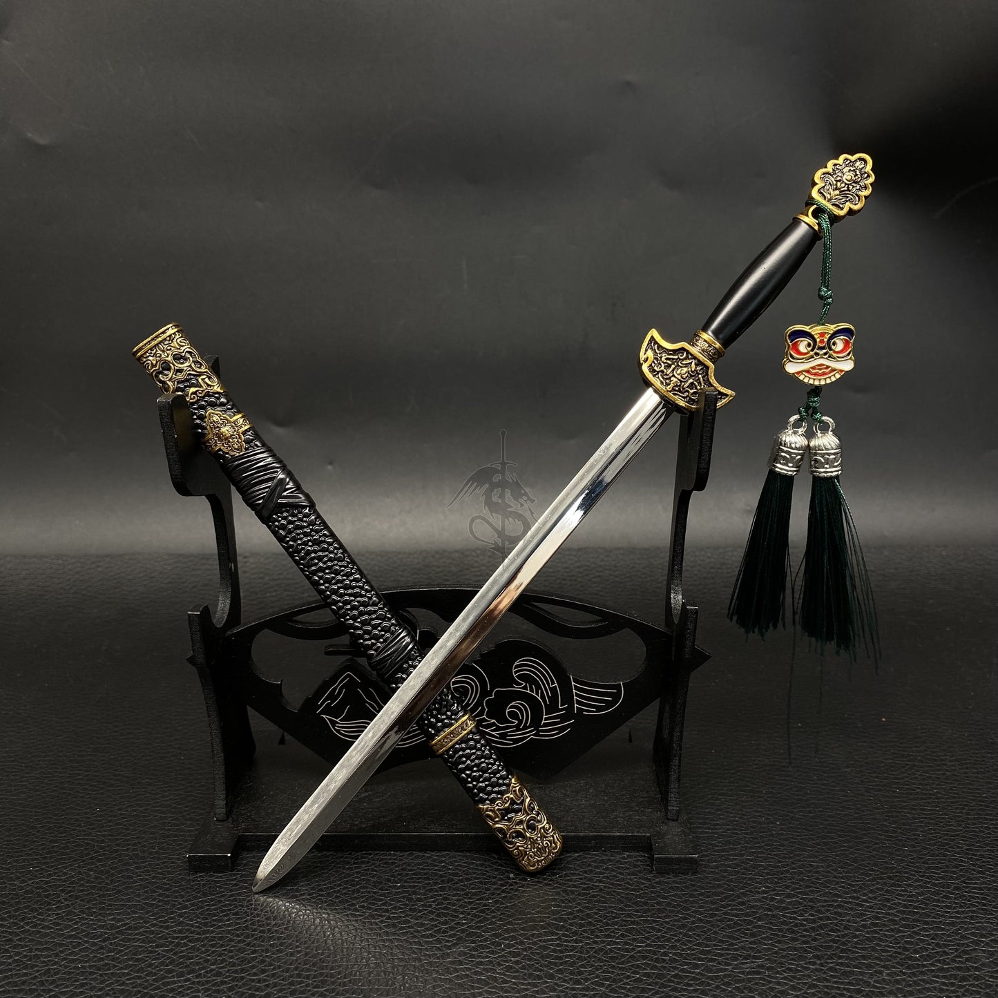 Ancient Zhong Kui's Demon-slaying Sword Metal Mini Replica