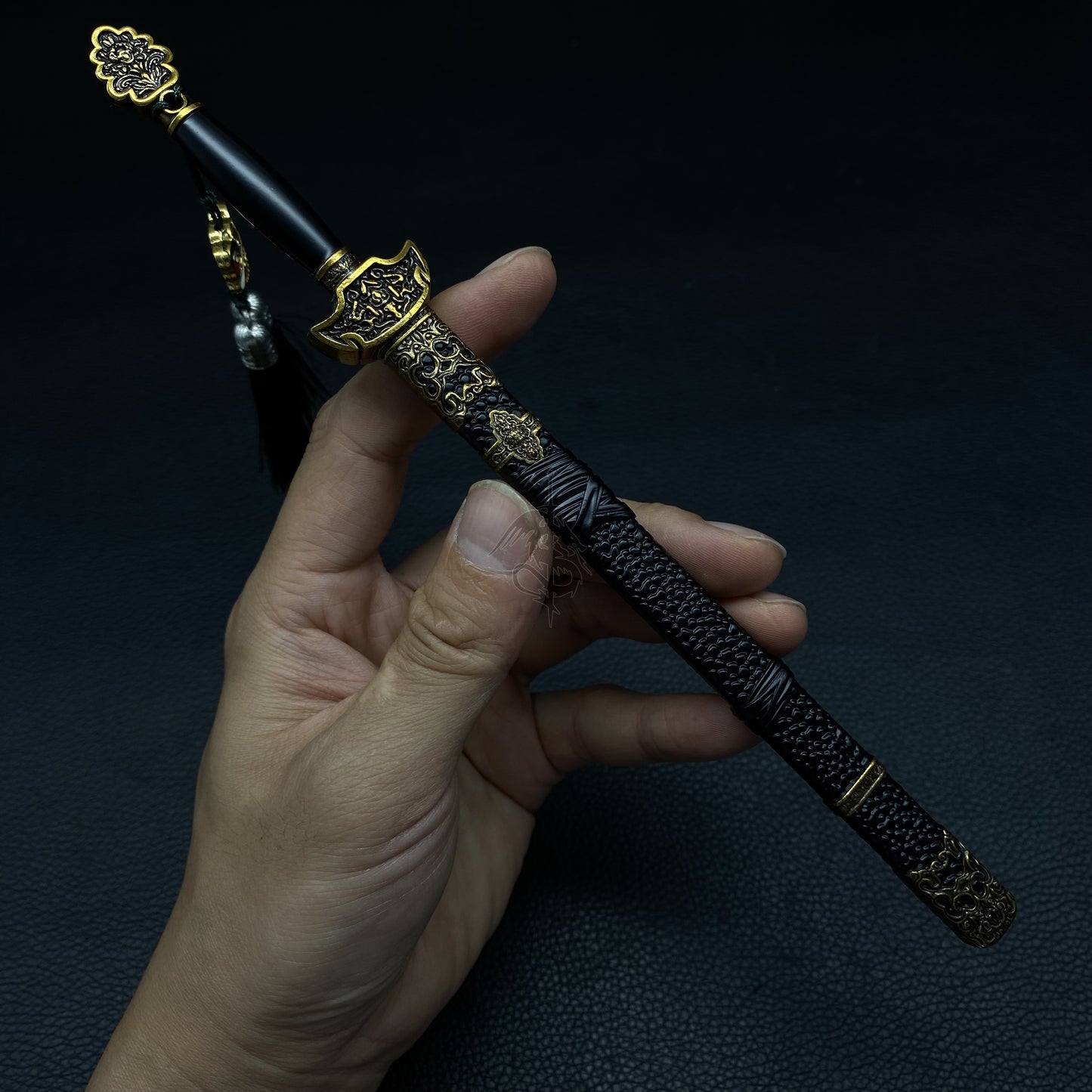 Ancient Zhong Kui's Demon-slaying Sword Metal Mini Replica