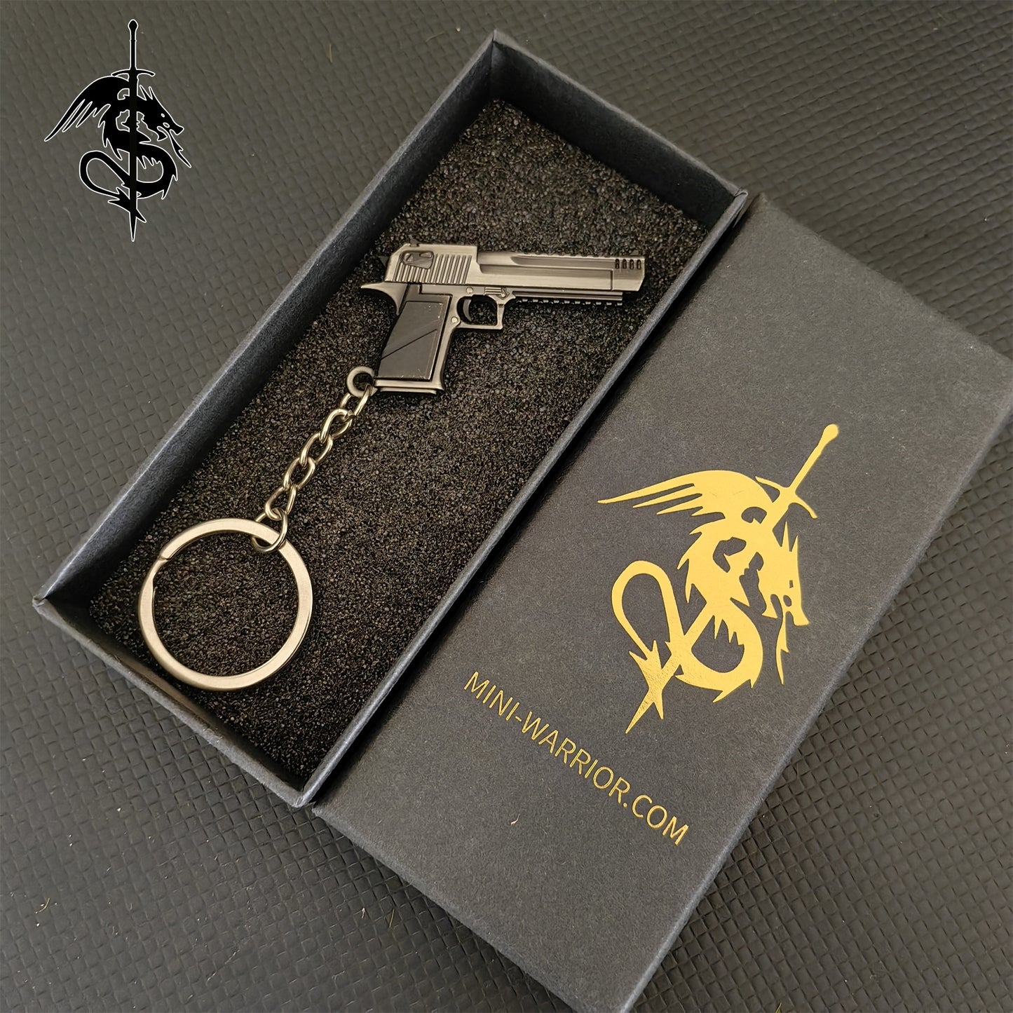 Mini Desert Eagle Keychain Metal M1911 Keychain