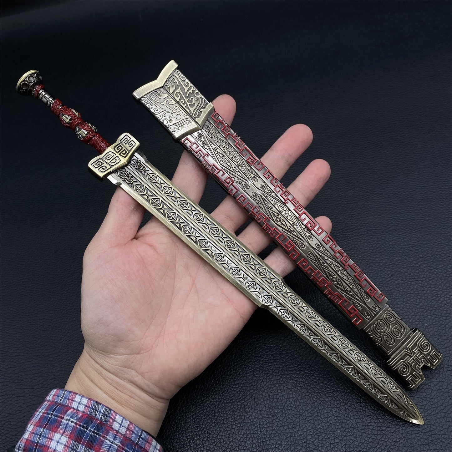Naraka: Bladepoint Game Peripherals Ding Qin Sword Metal Craft Weapon