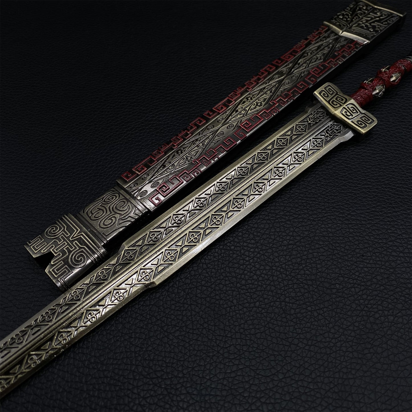 Naraka: Bladepoint Game Peripherals Ding Qin Sword Metal Craft Weapon